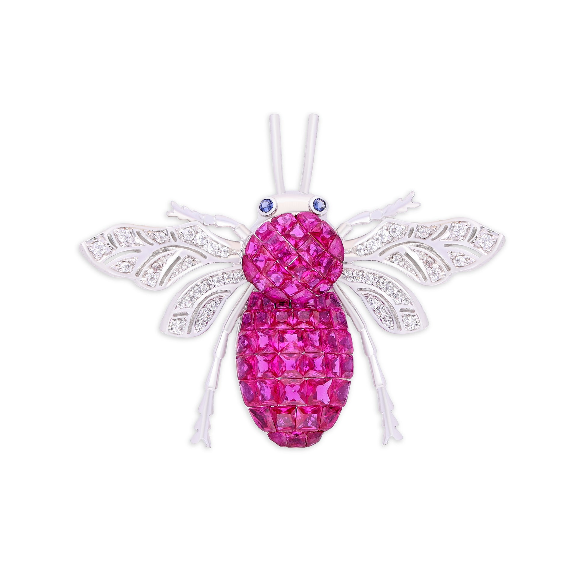 Ruby Scarab Brooch