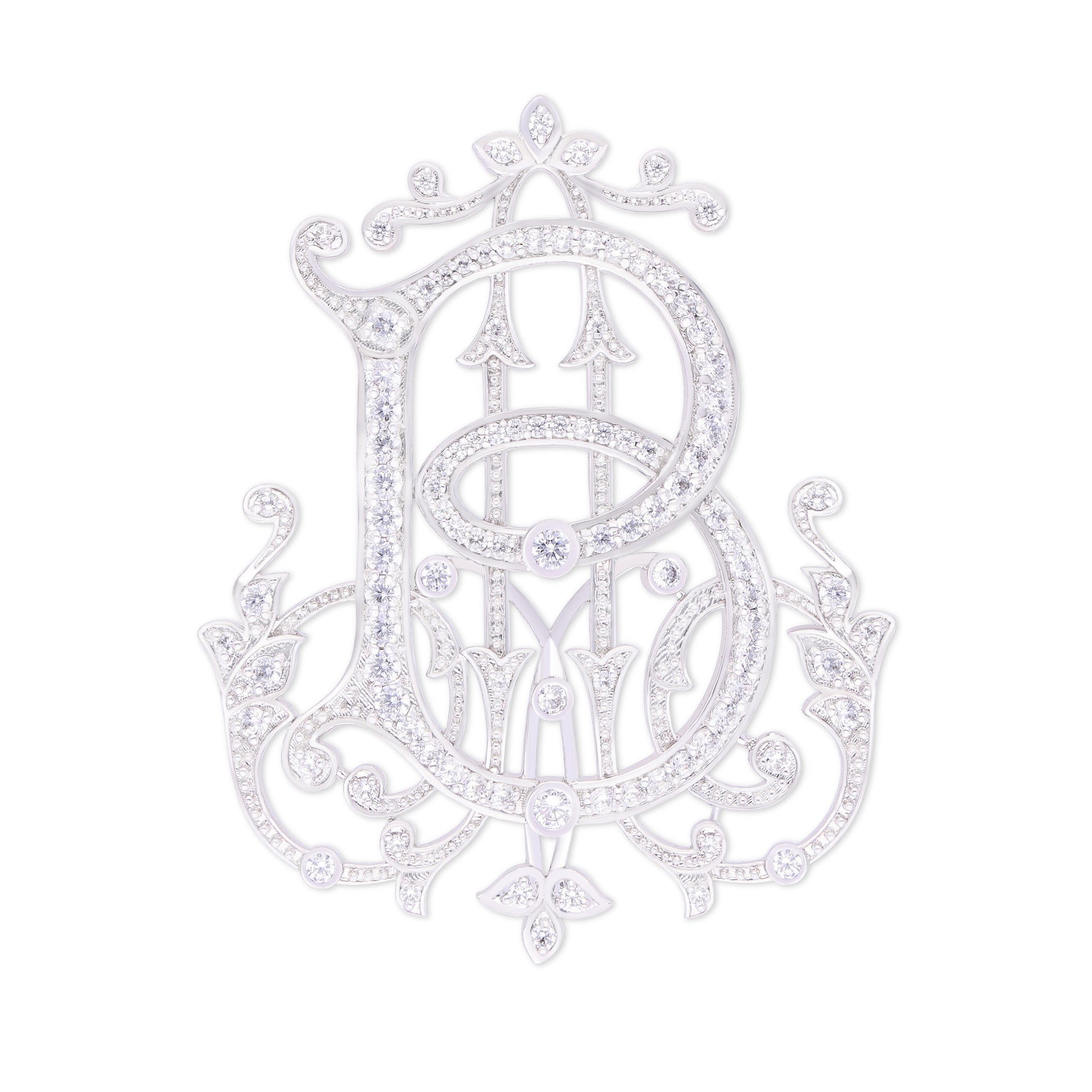Eternal Initials Brooch