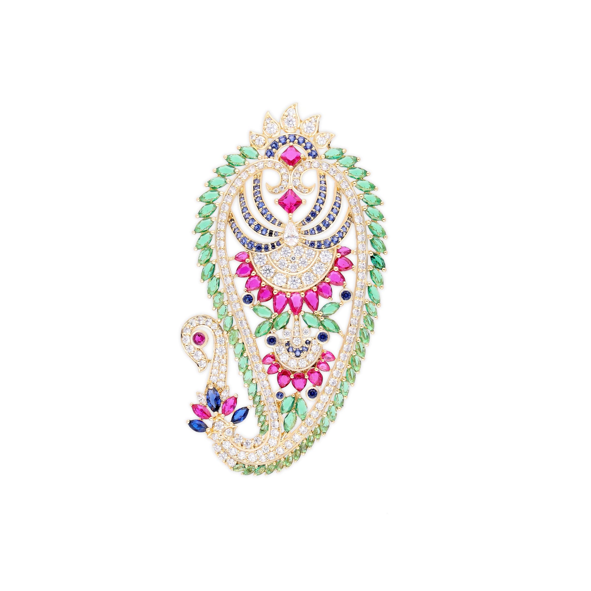 Peacock Majesty Brooch