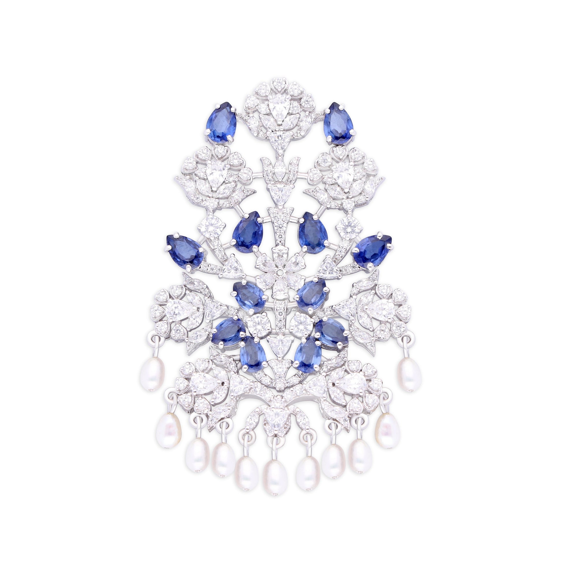 Midnight Crest Brooch