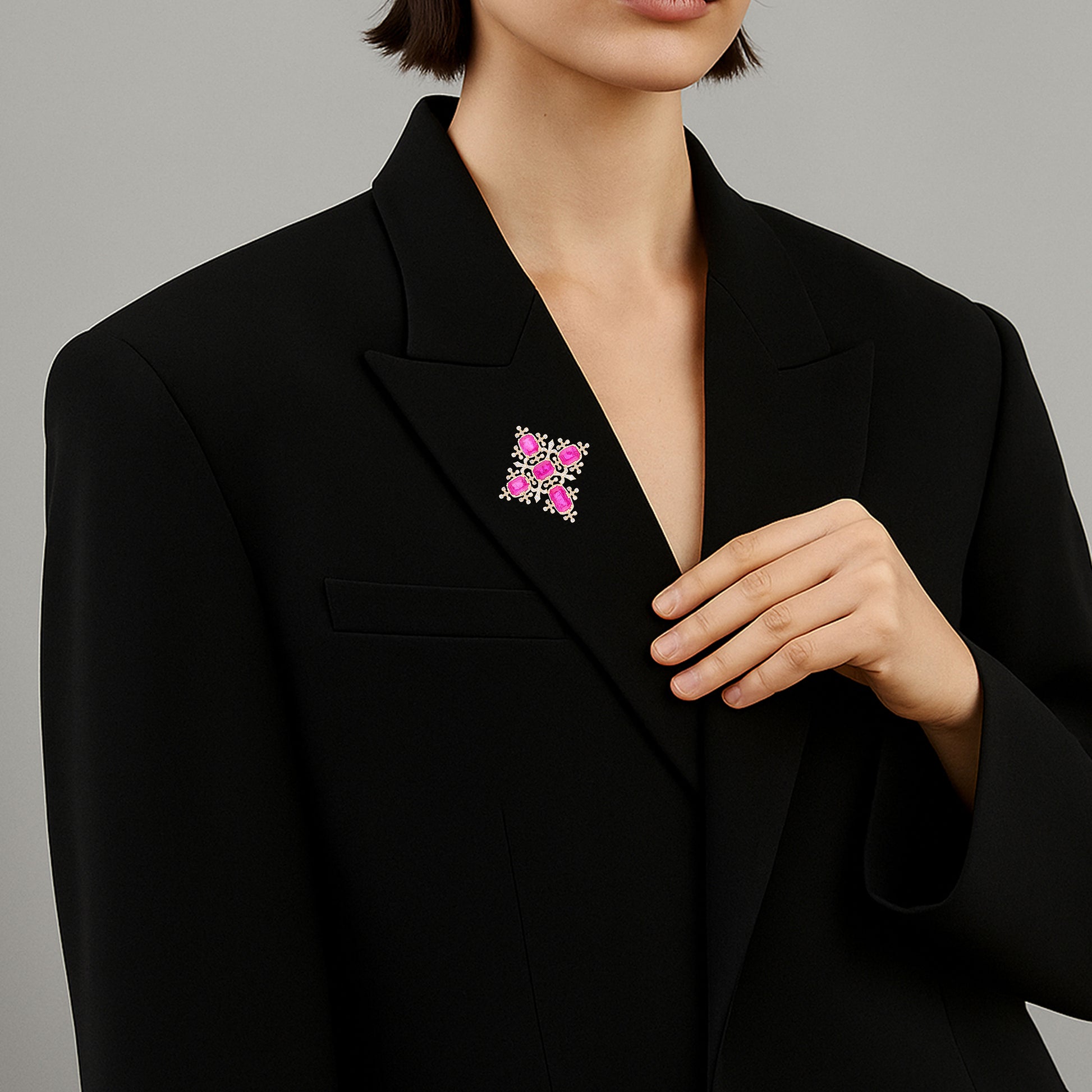 Velvet Spark Brooch