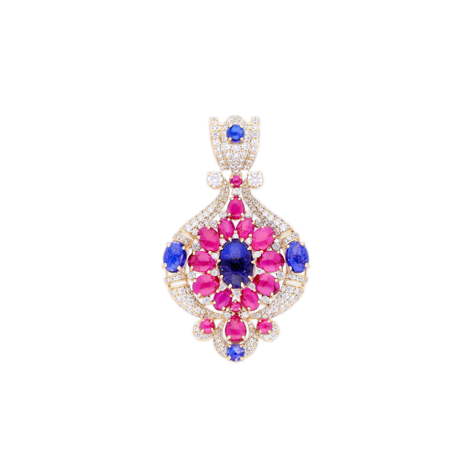 Scarlet Bloom Brooch