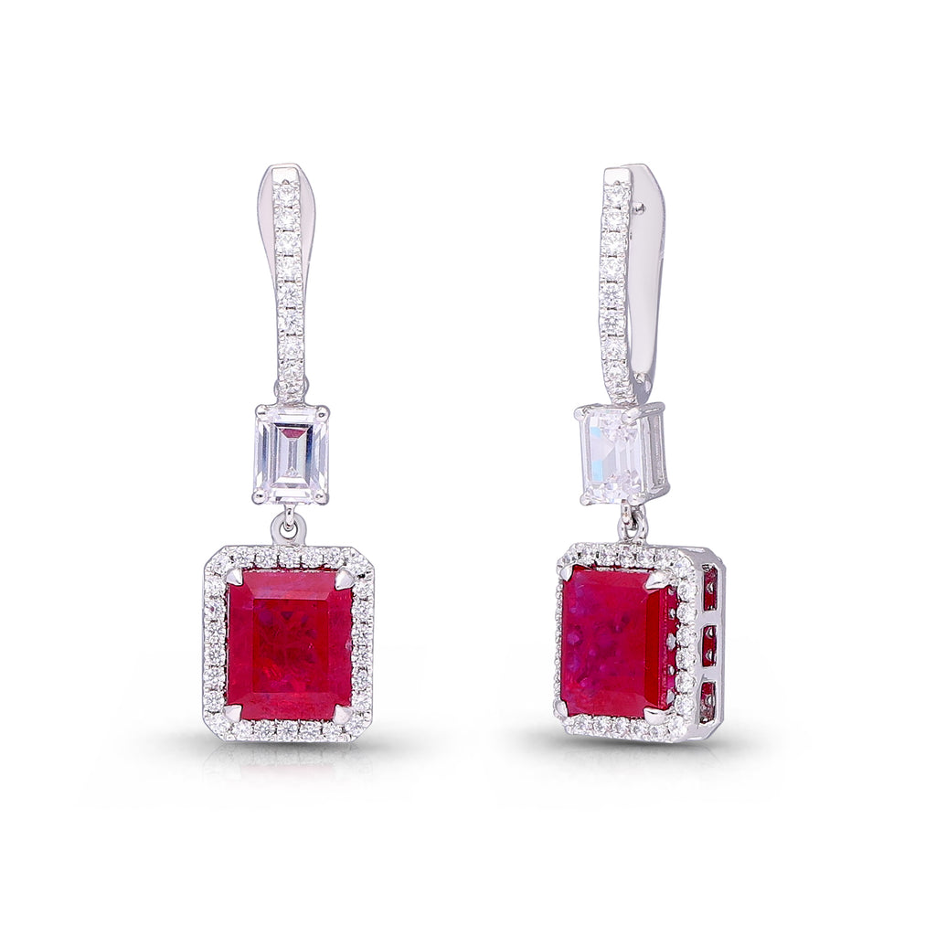 Ruby Pure Lustre Earrings