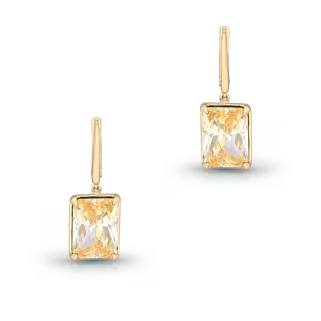 Yellow Silvique Earrings