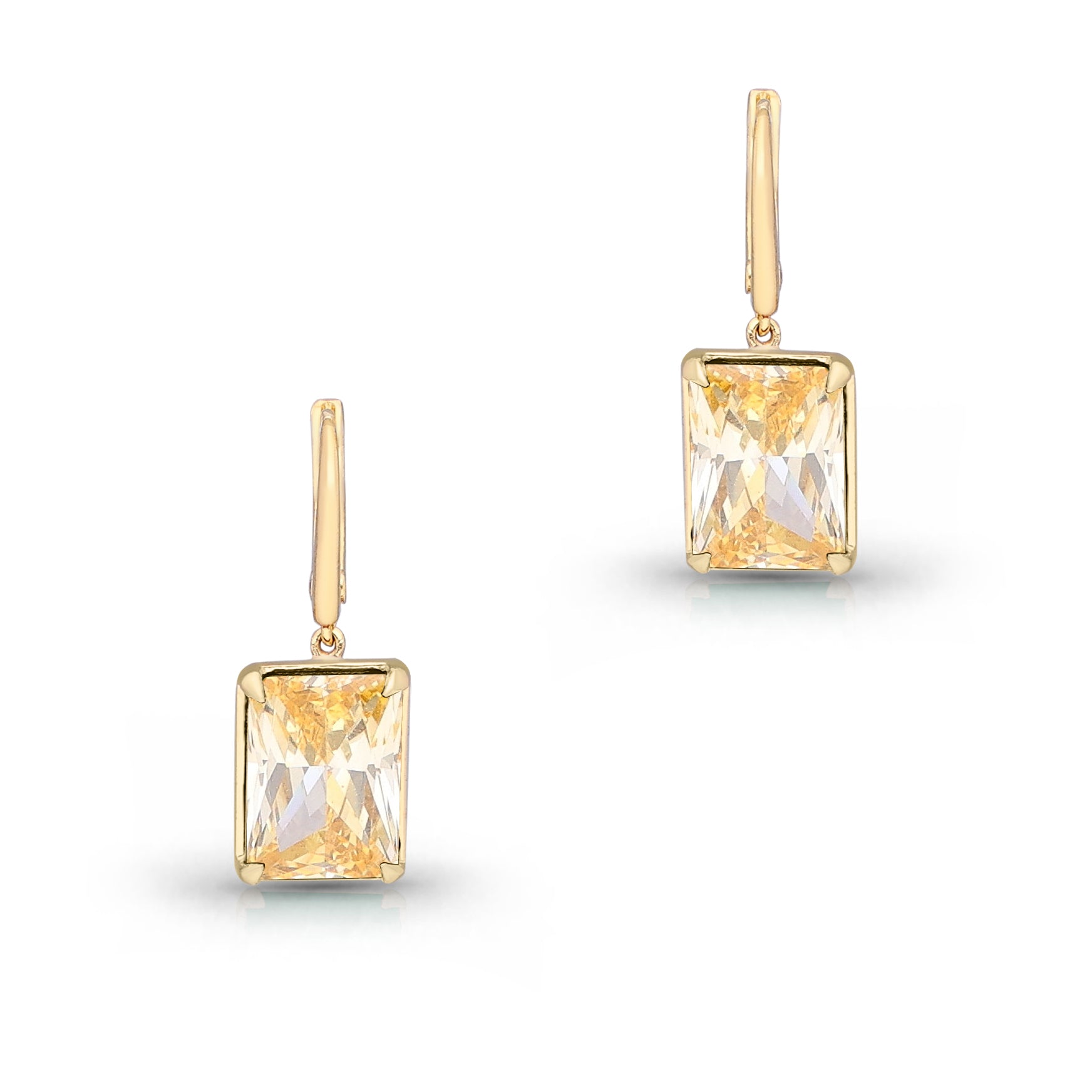 Yellow Silvique Earrings