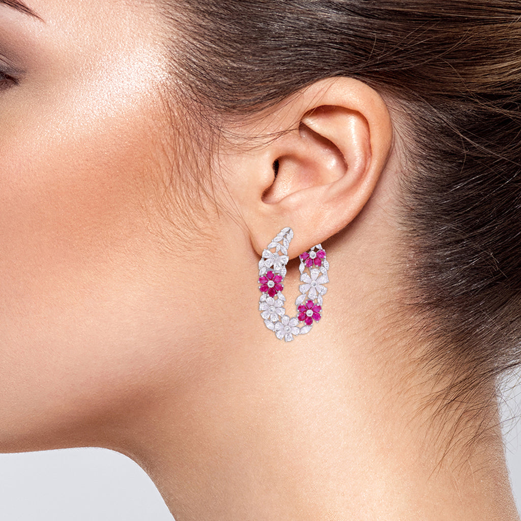 Ruby Romance Earrings