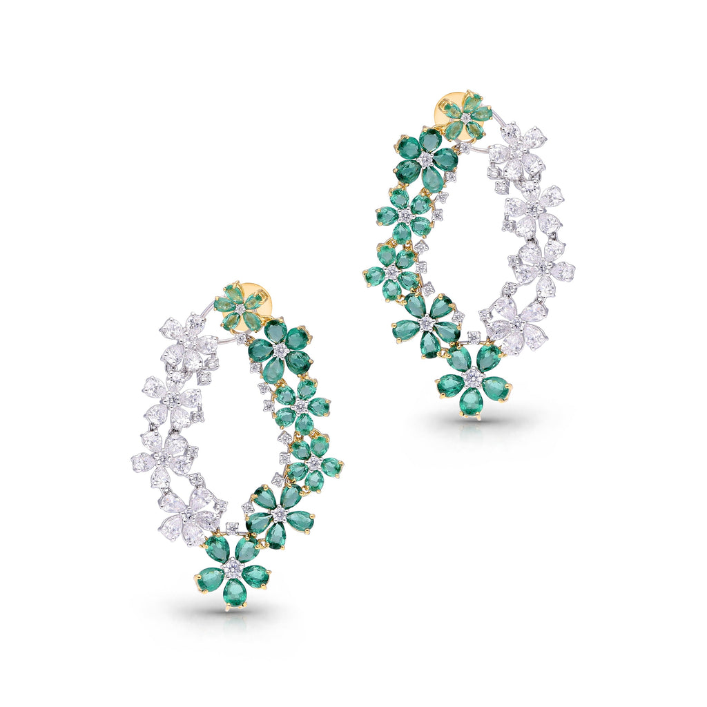 Emerald Sparkle Earrings