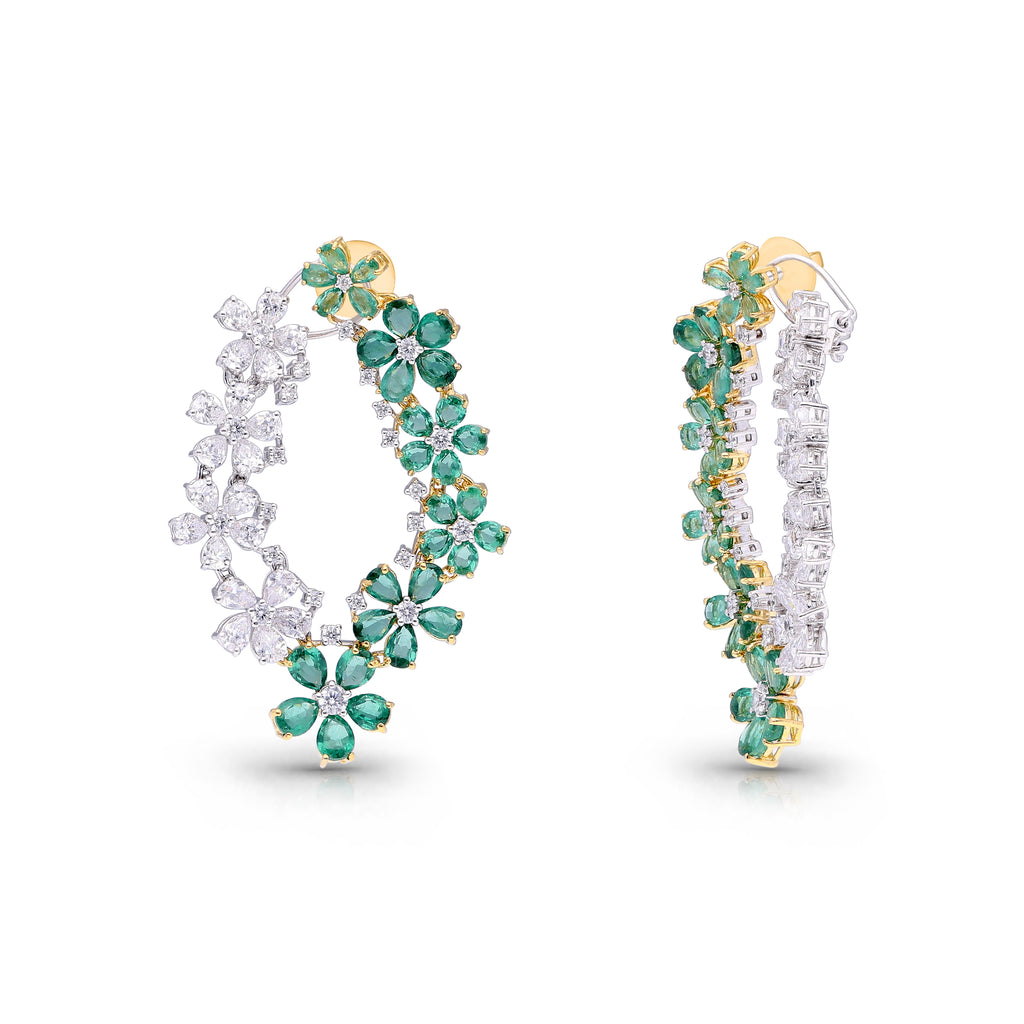Emerald Sparkle Earrings