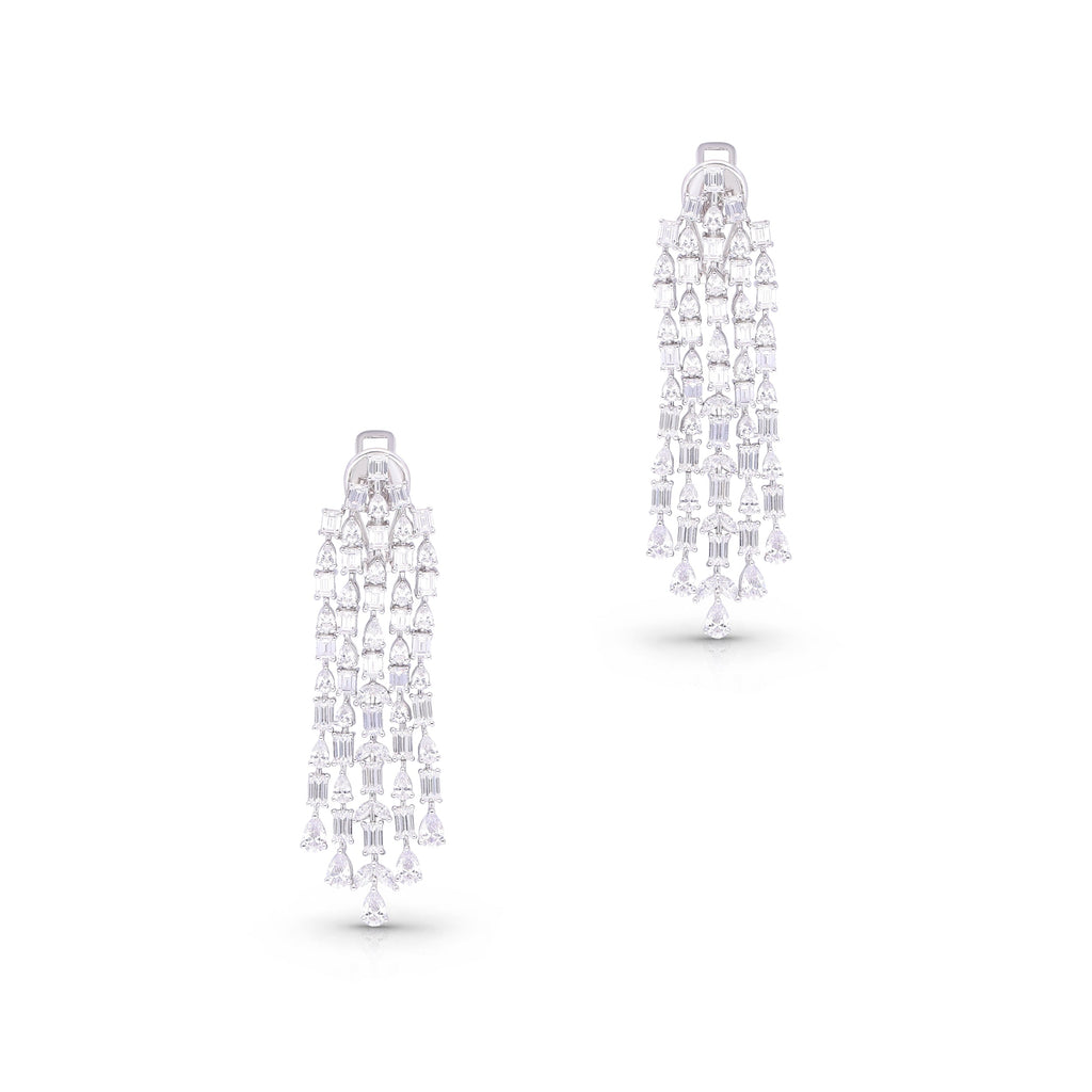 Diamond Veil Earrings