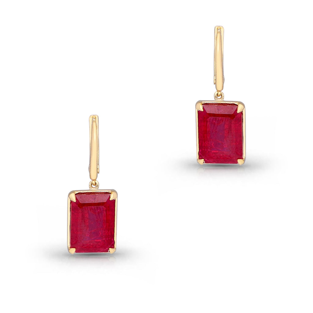 Ruby Silvique Earrings