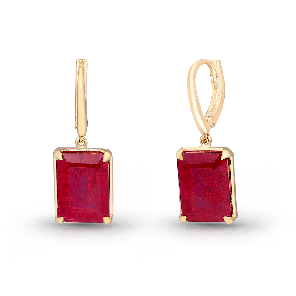 Ruby Silvique Earrings