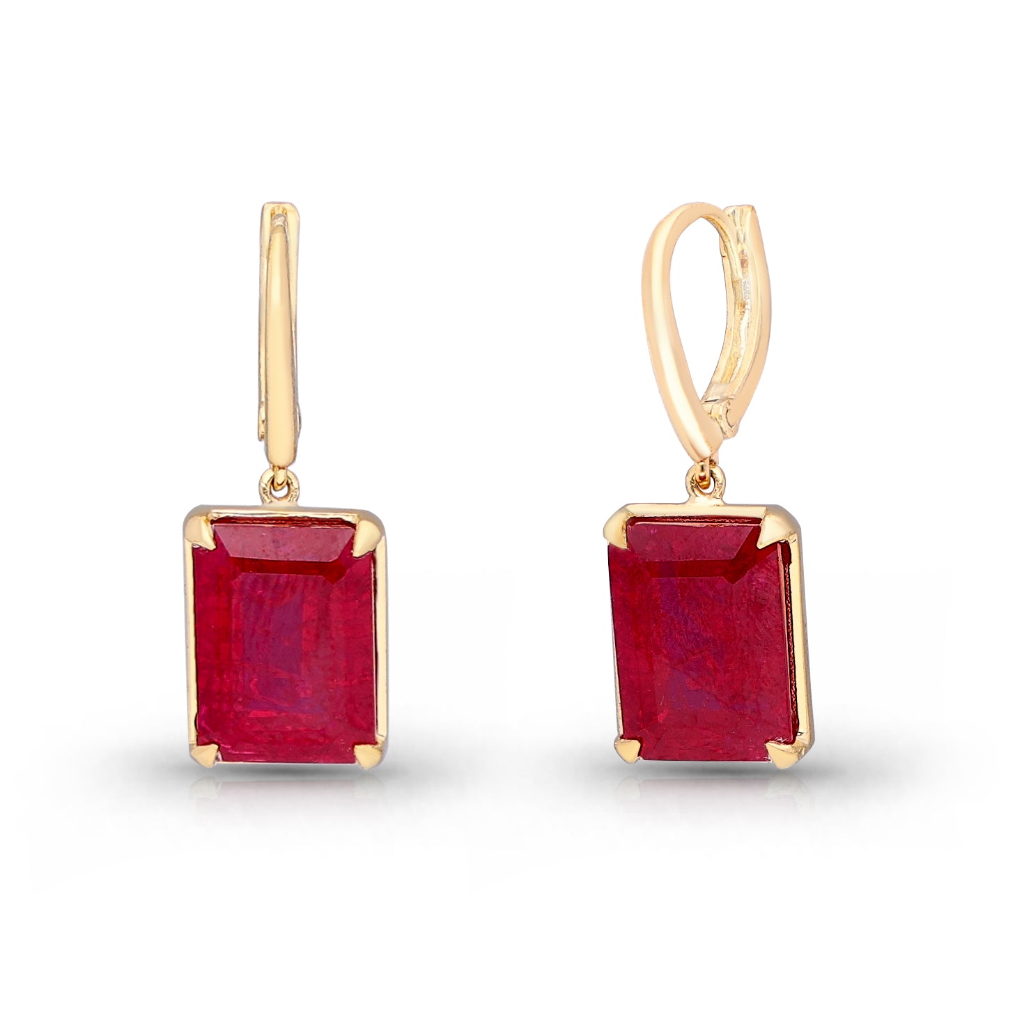 Ruby Silvique Earrings
