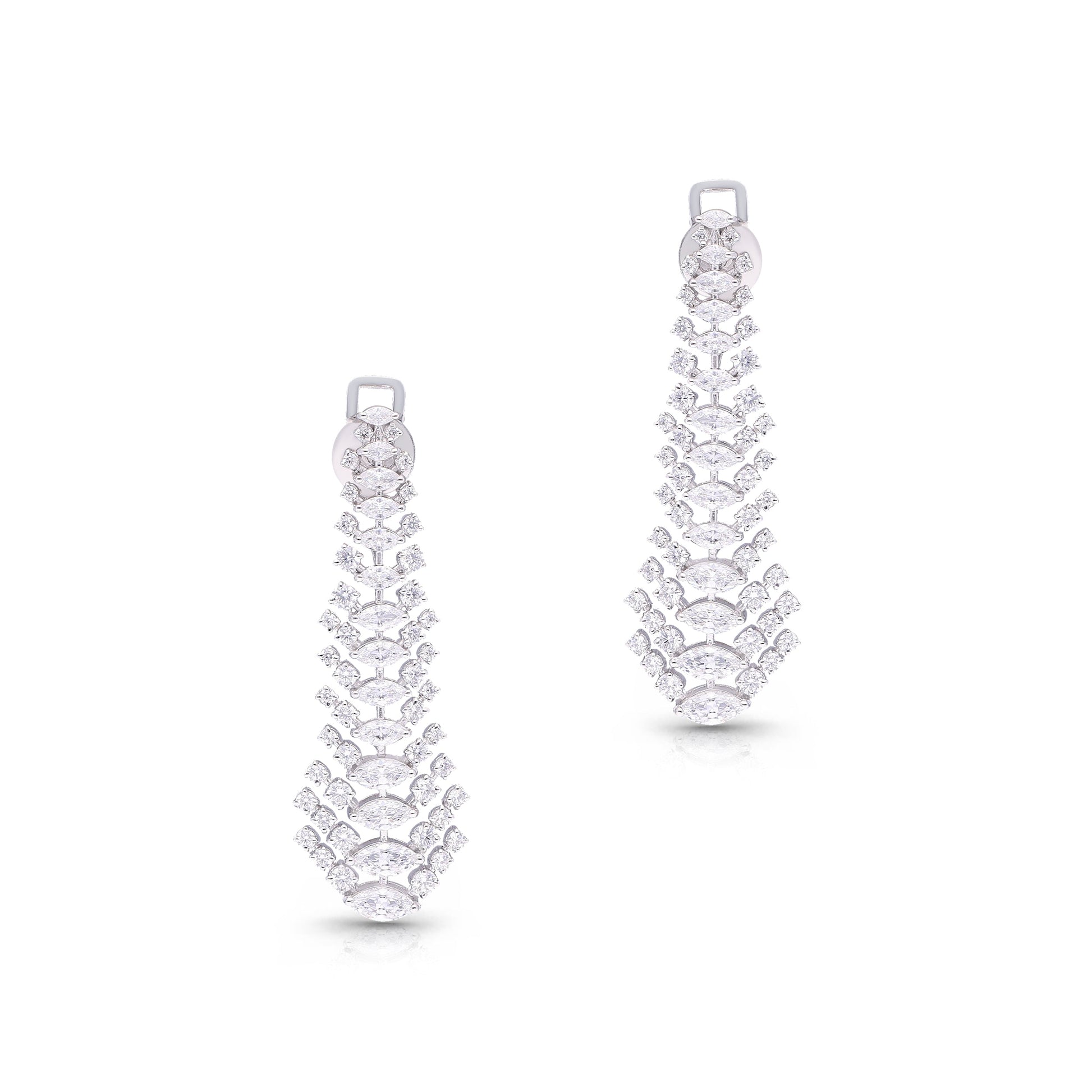 White Majesty Earrings