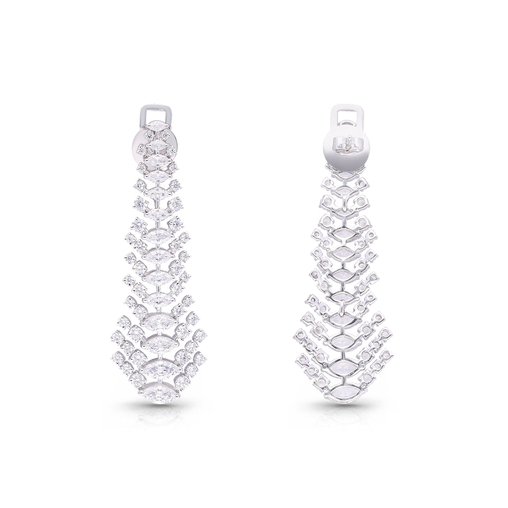 White Majesty Earrings