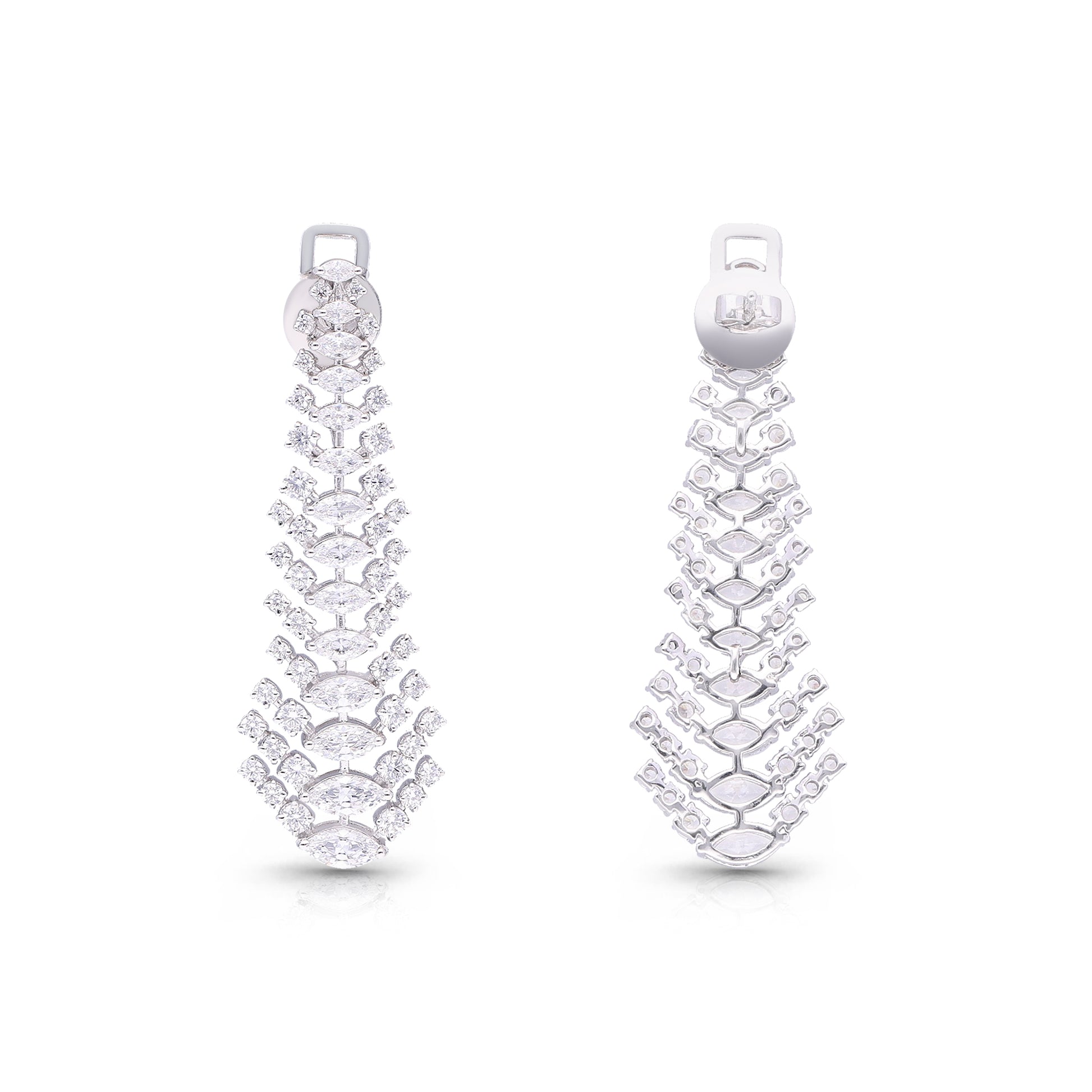 White Majesty Earrings