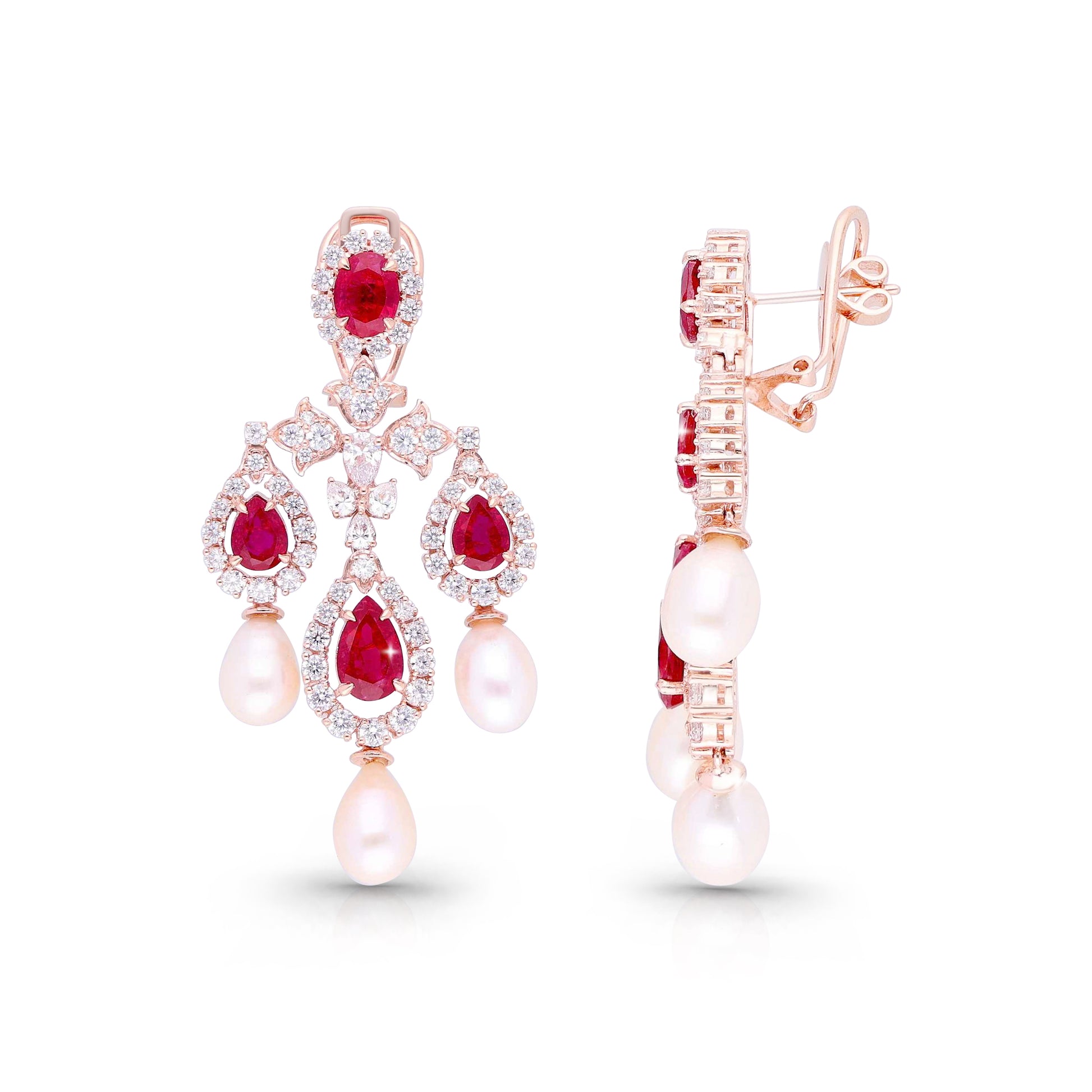 Ruby Majesty Earrings