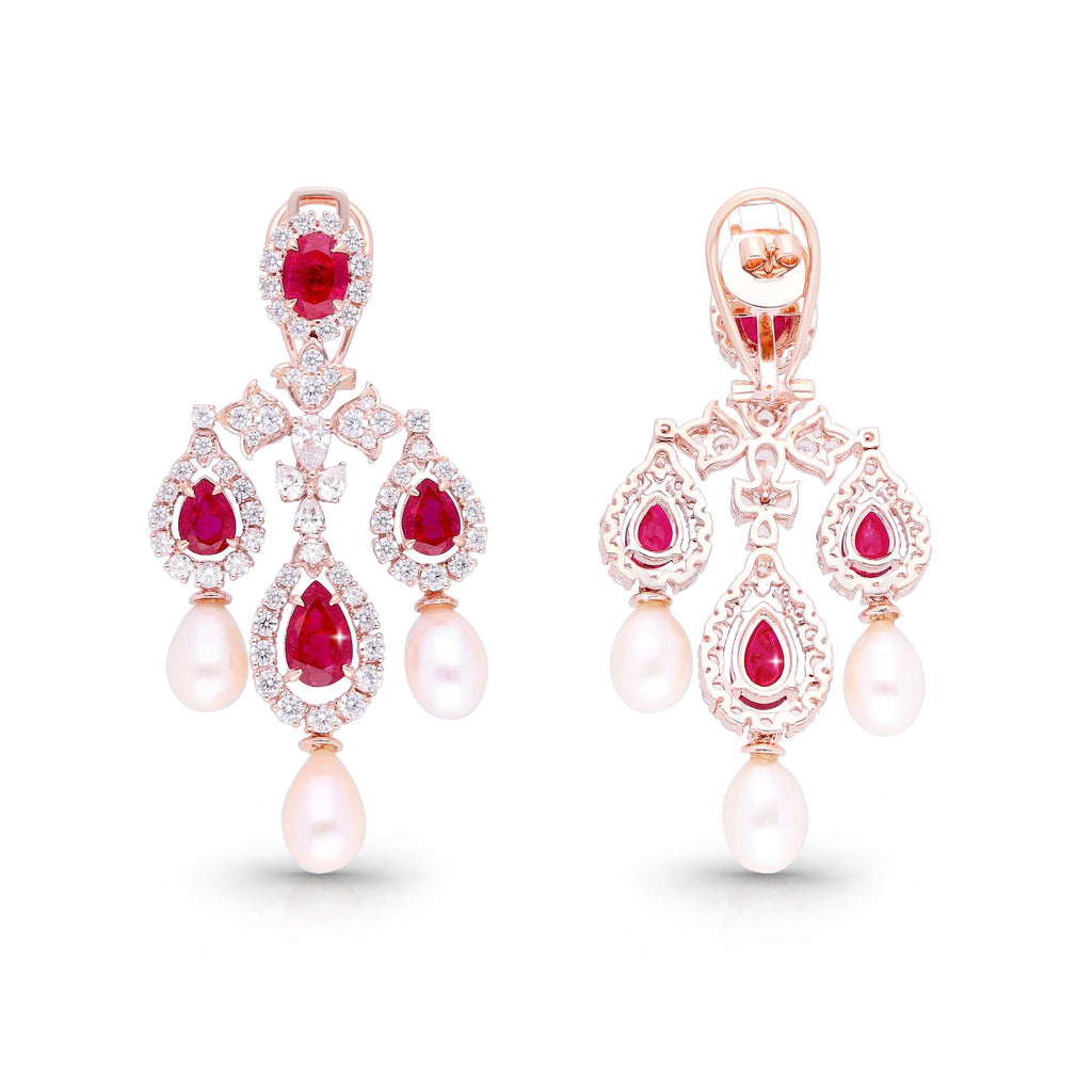 Ruby Majesty Earrings