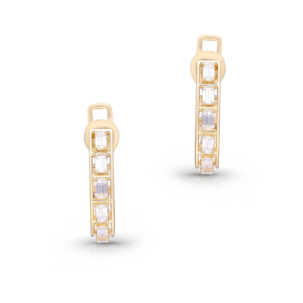 Golden Octo Halo Earrings