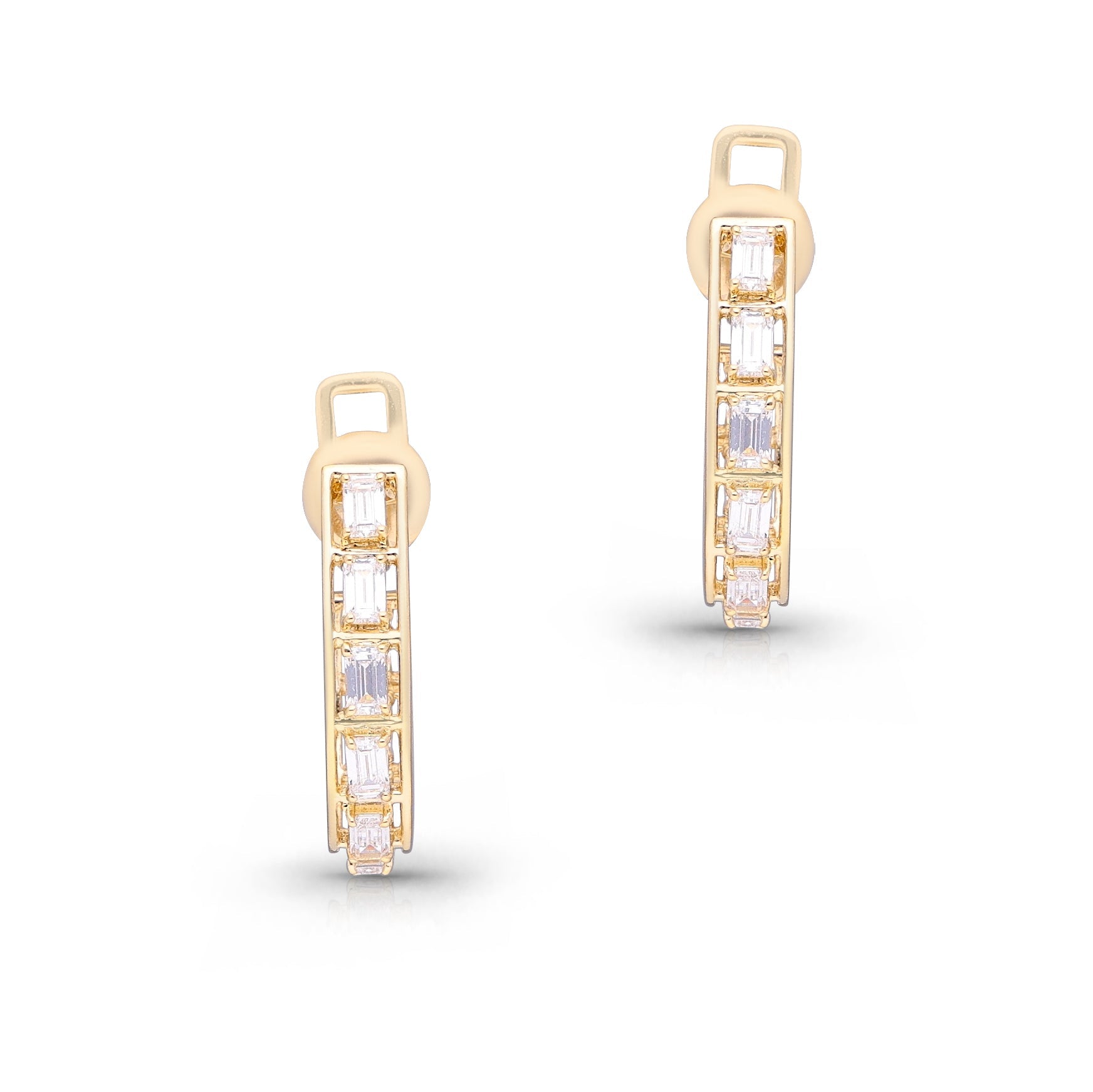 Golden Octo Halo Earrings