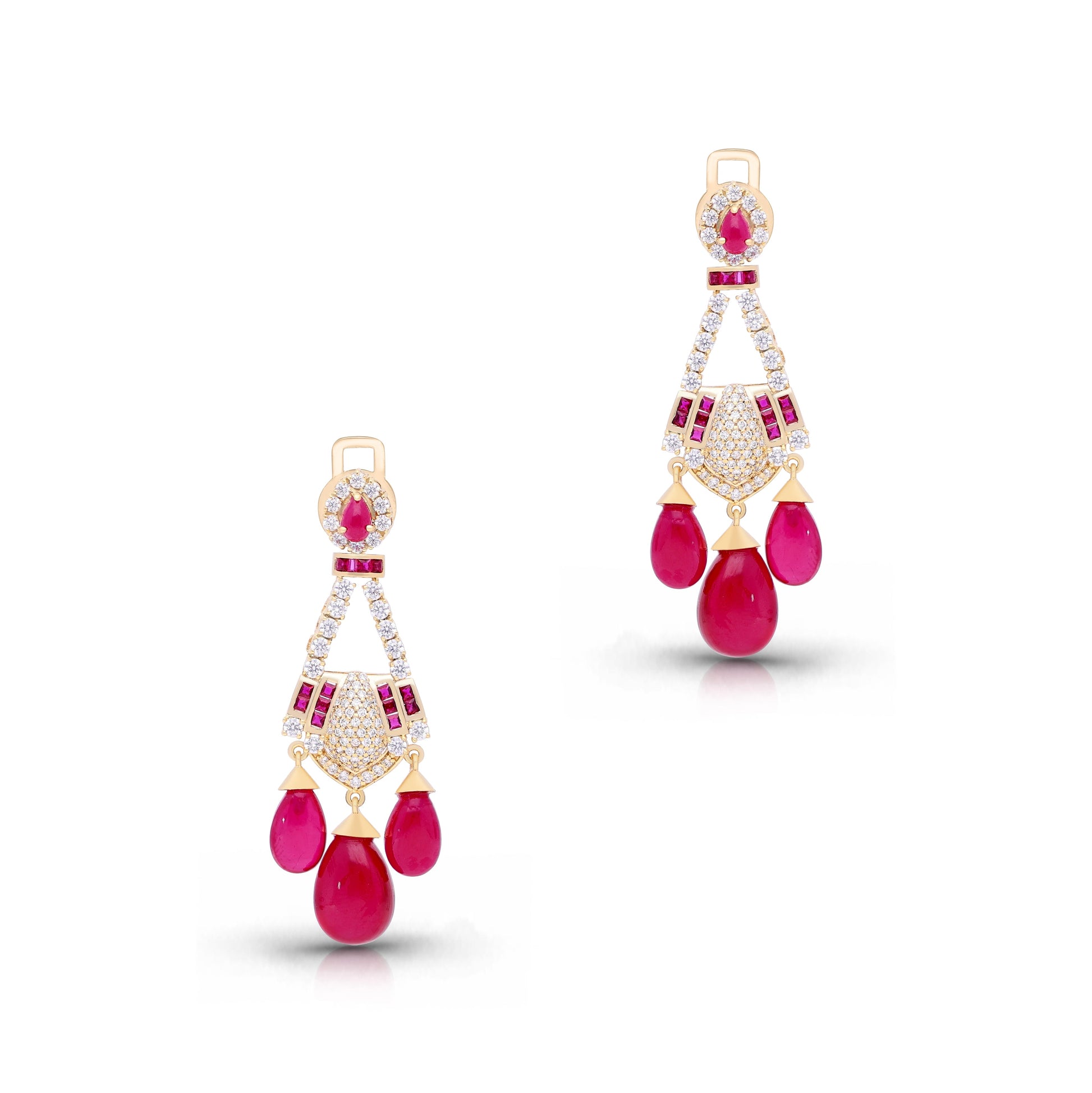 Crystal Ringlet Earrings