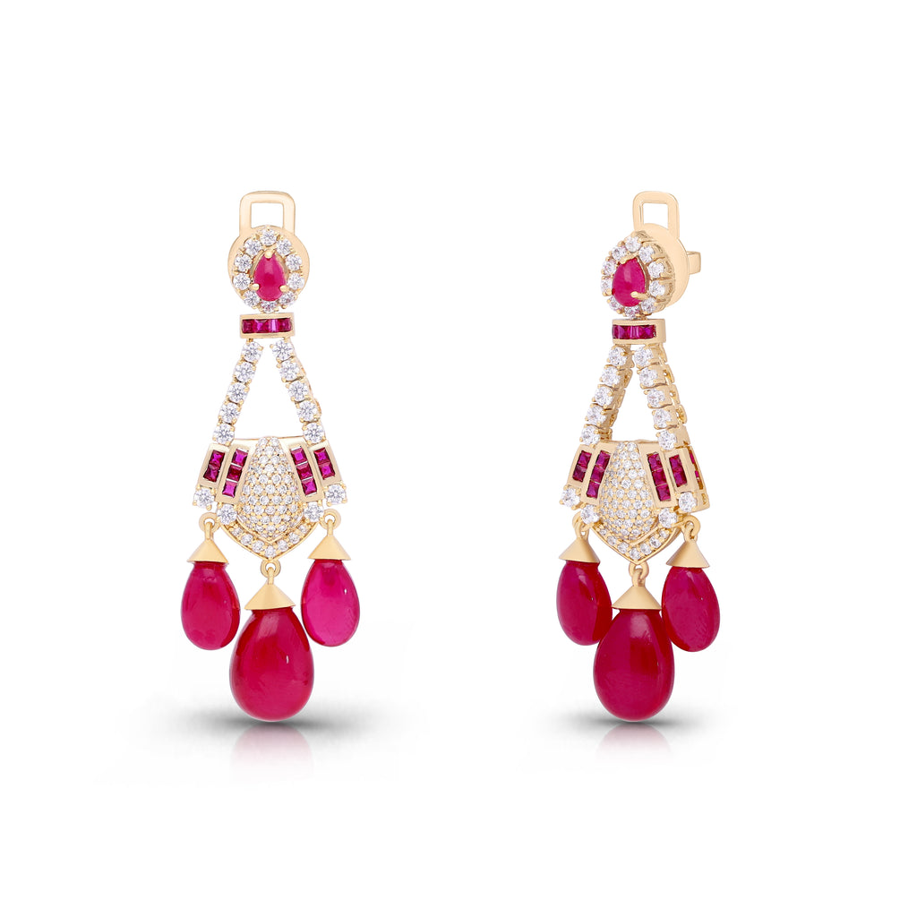 Crystal Ringlet Earrings