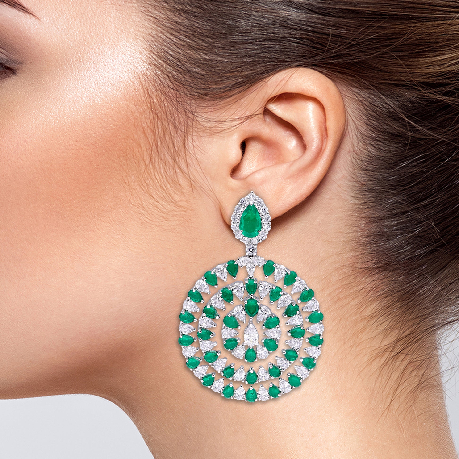 Emerald Starveil Earrings