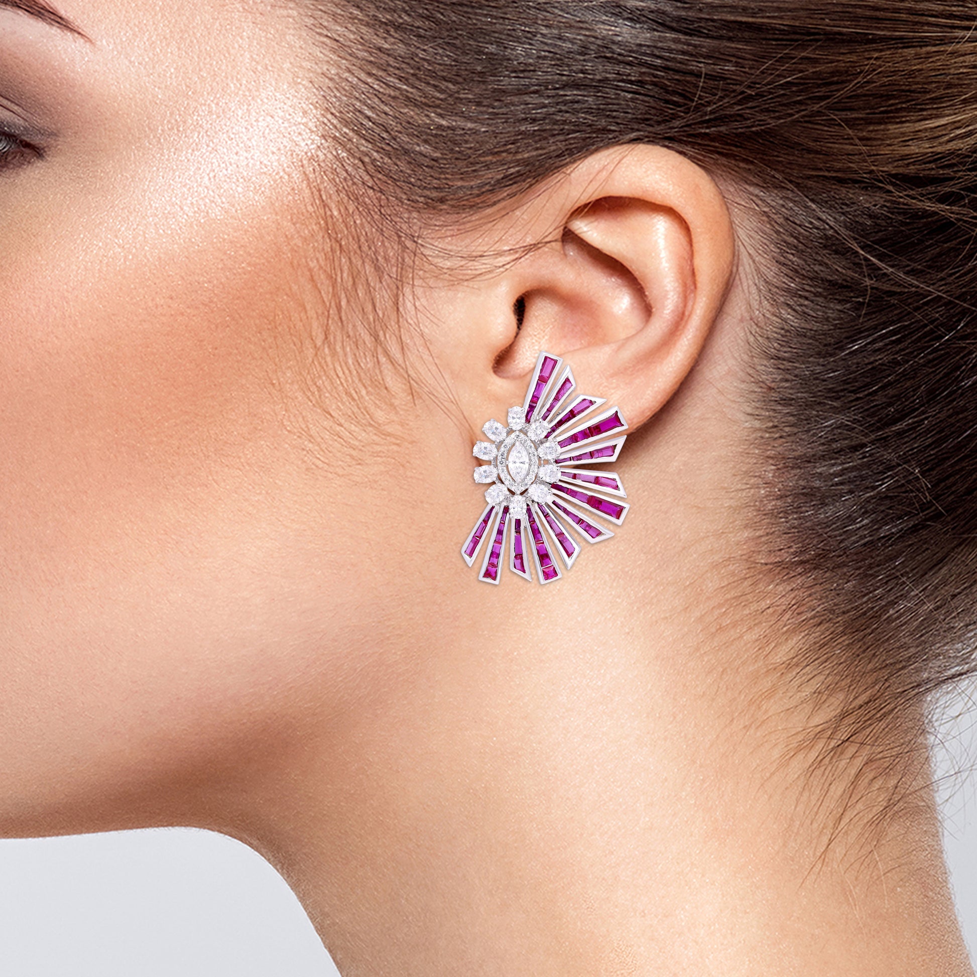 Bloodgem Studs Earrings