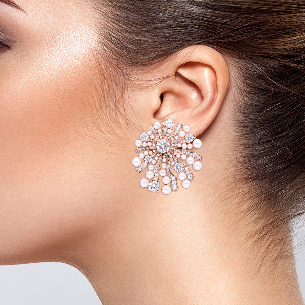 Pearl Rays Earrings