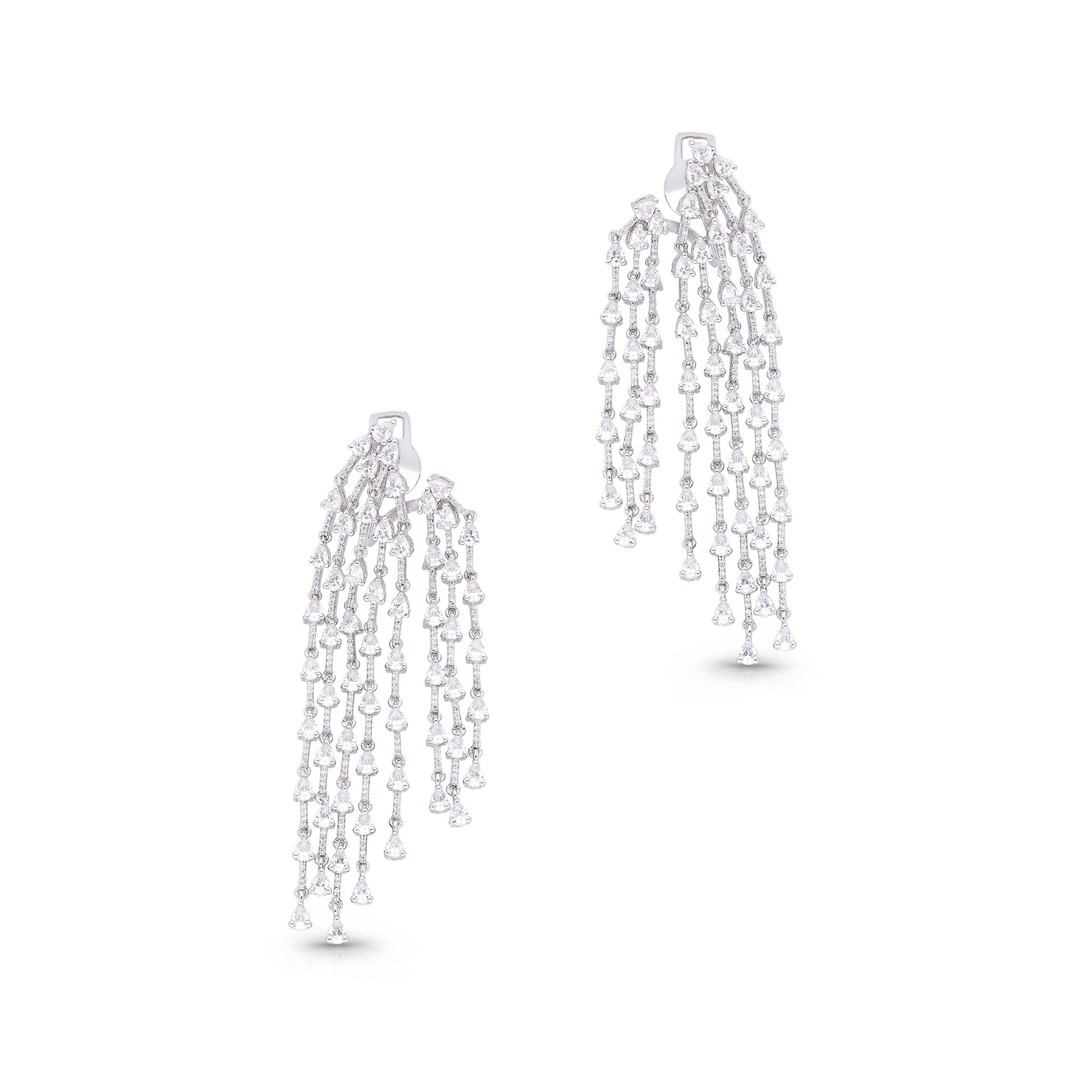 Diamond Waterfall Spark Earrings