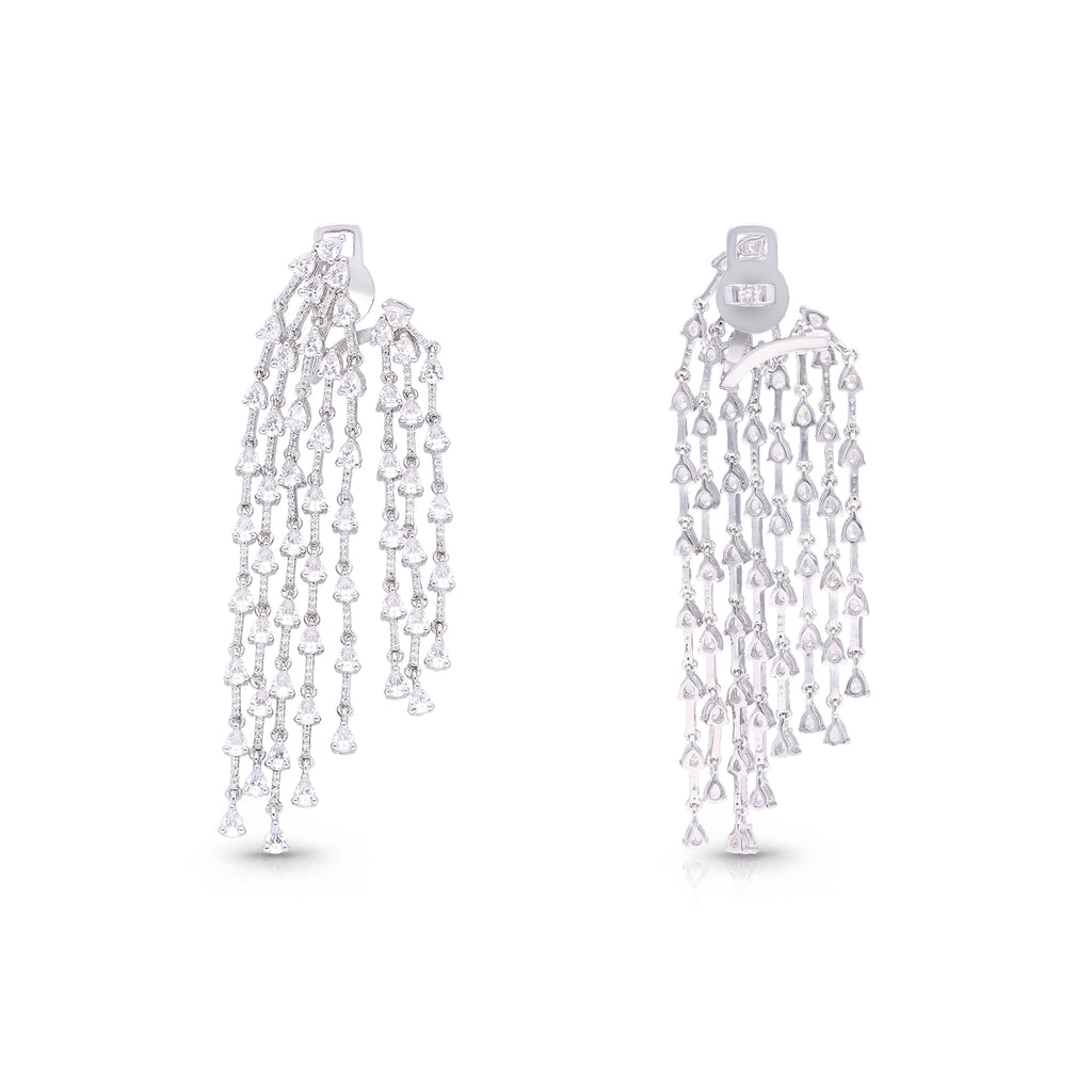 Diamond Waterfall Spark Earrings