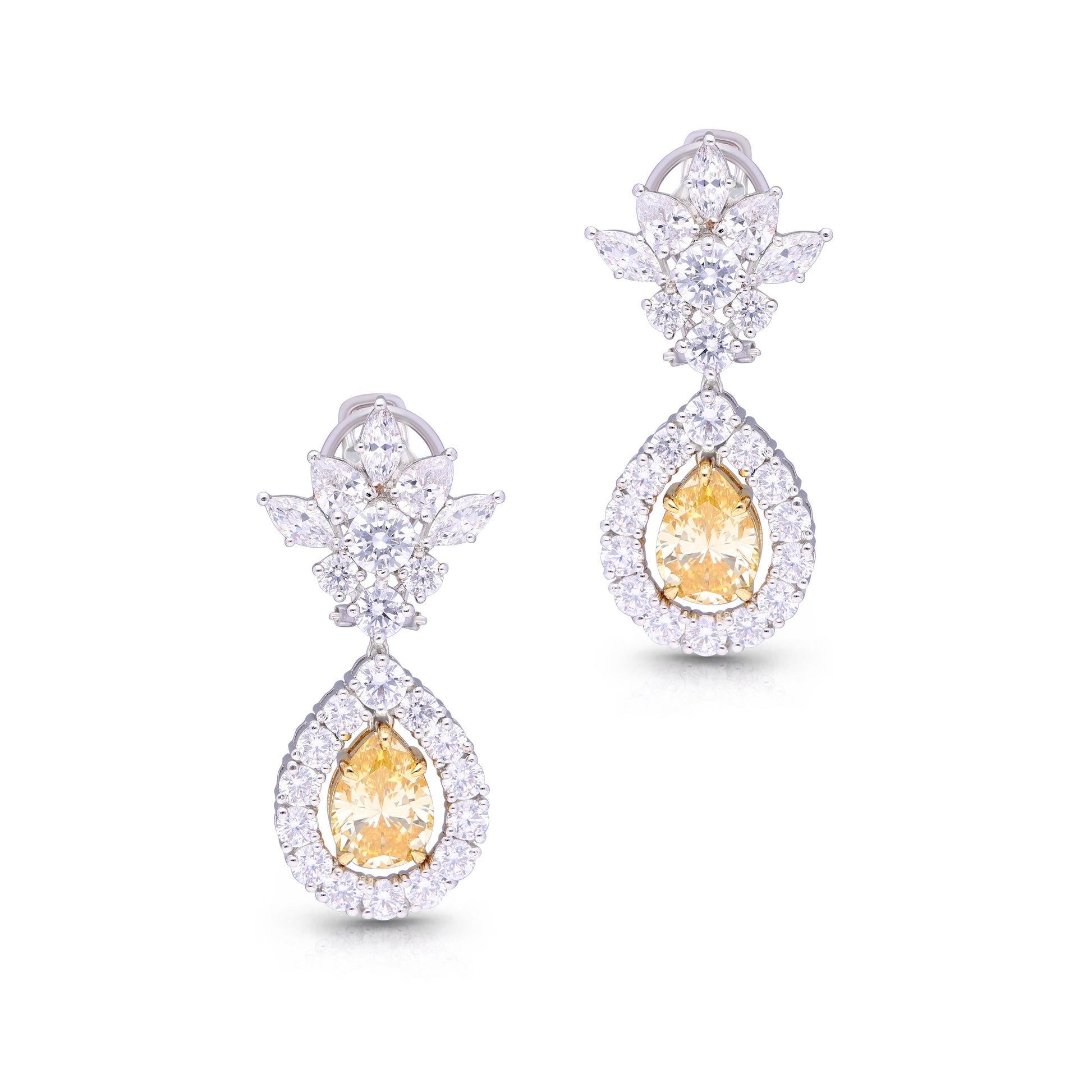 Yellow Sparkelle Earrings