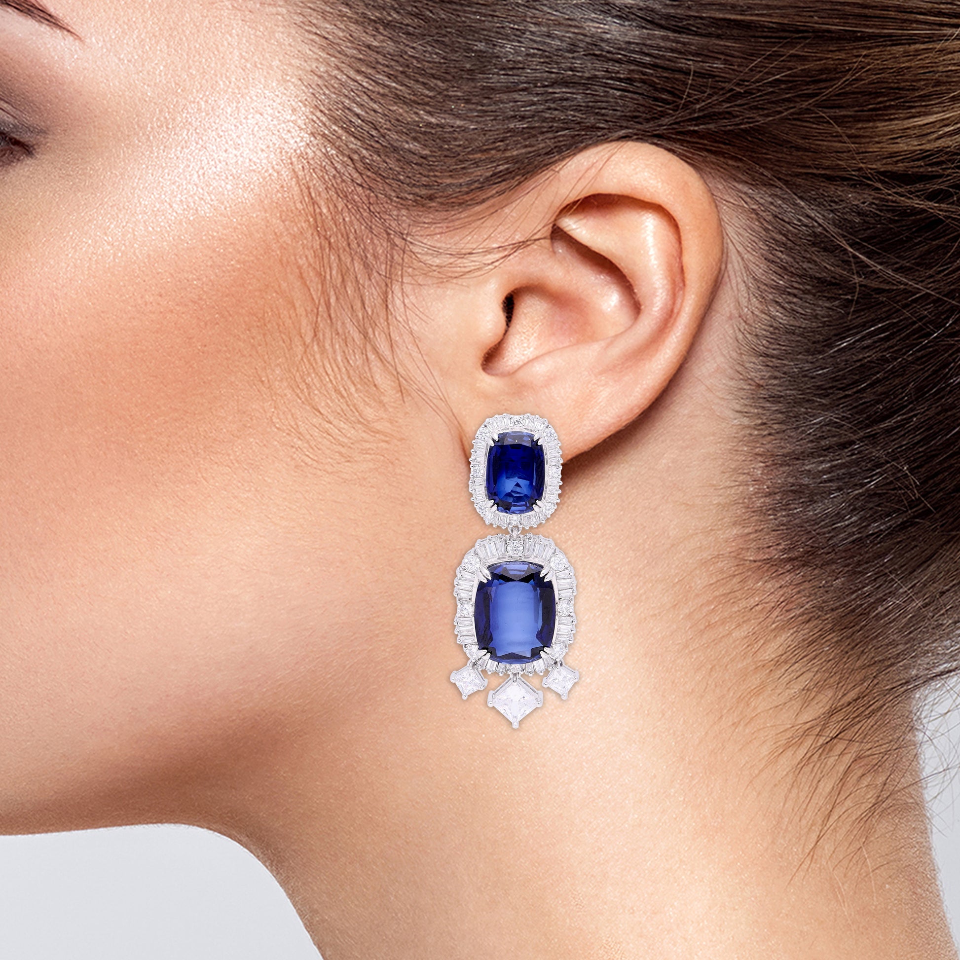 Sapphire Amoura Gems Earrings