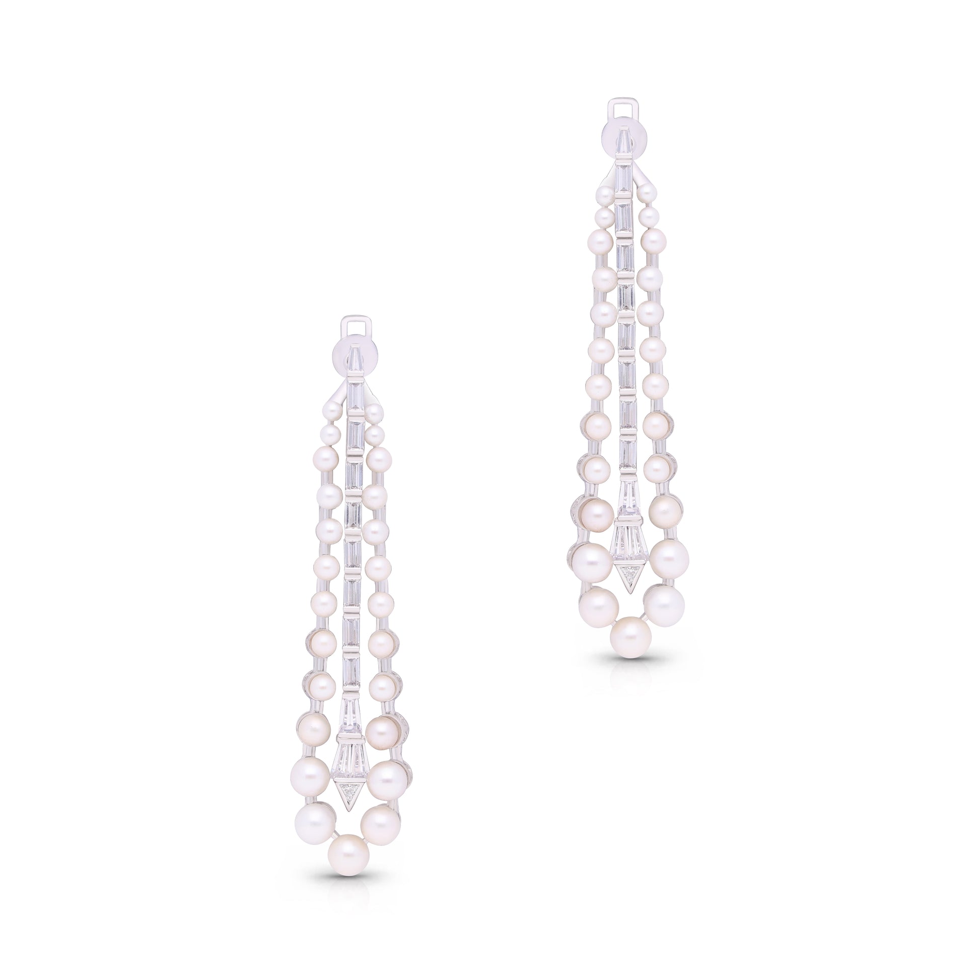 Ivory Cascade Dangler Earrings