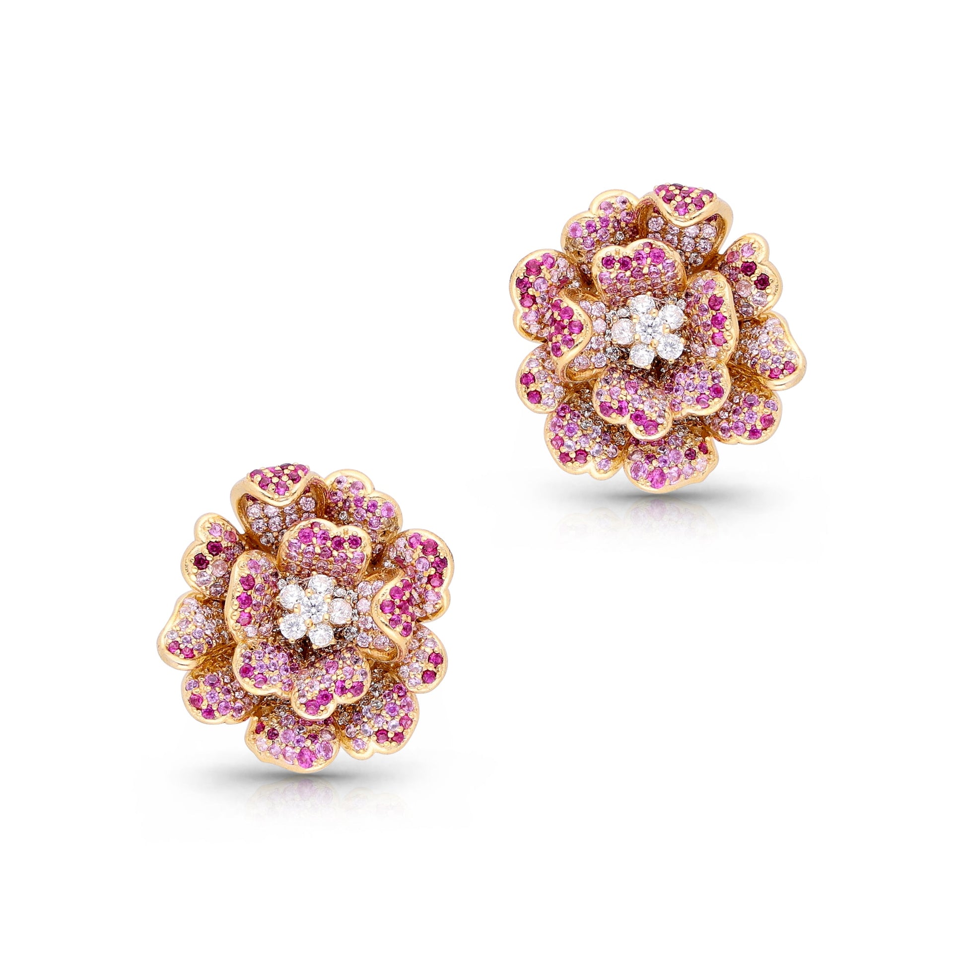 Icedout Rose Earrings