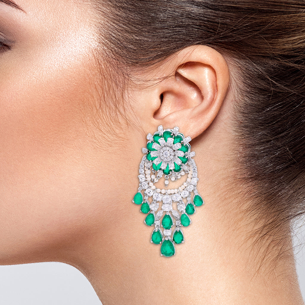 Emerald Glitzelle Earrings