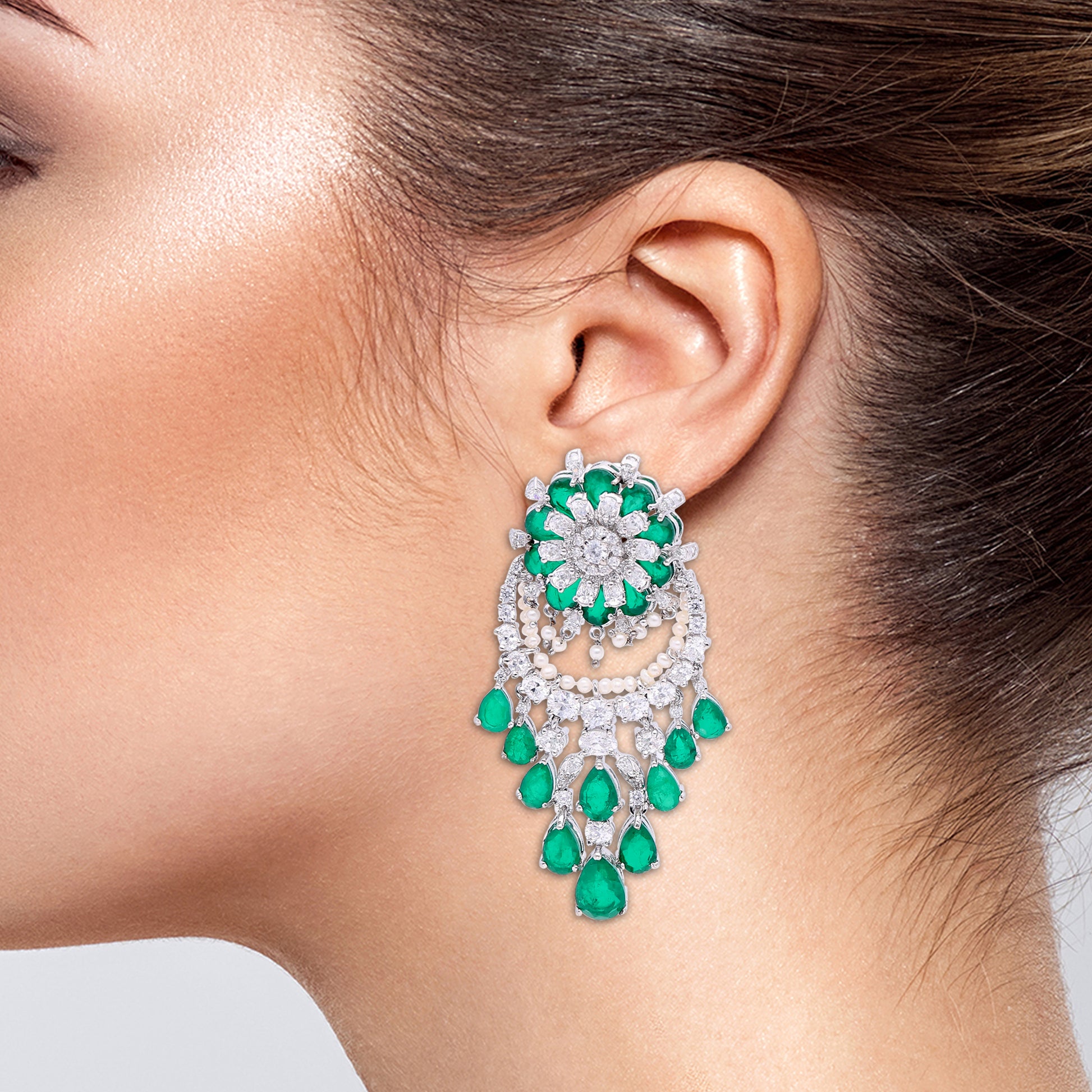 Emerald Glitzelle Earrings