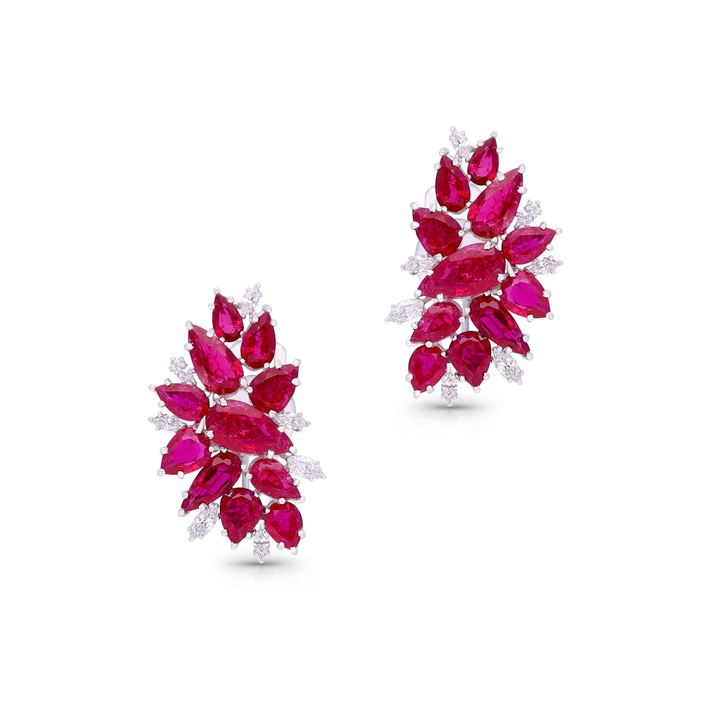 Rosette Embers Earrings