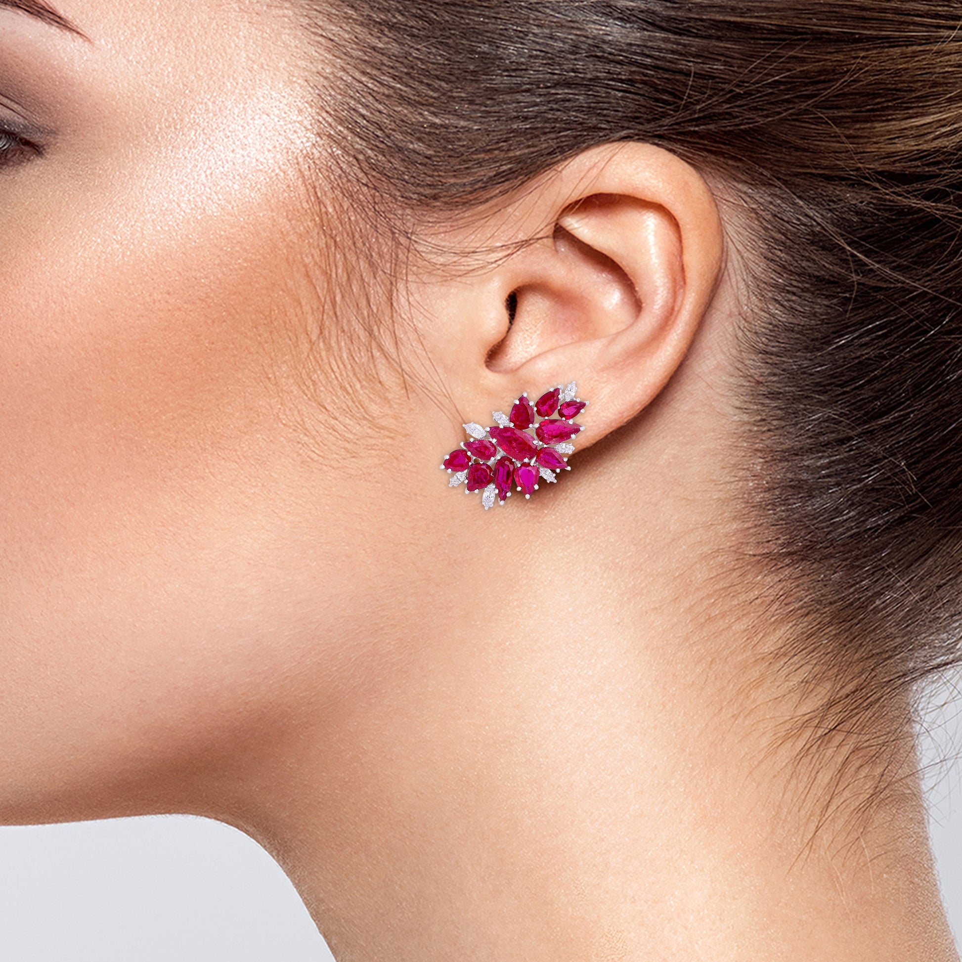 Rosette Embers Earrings