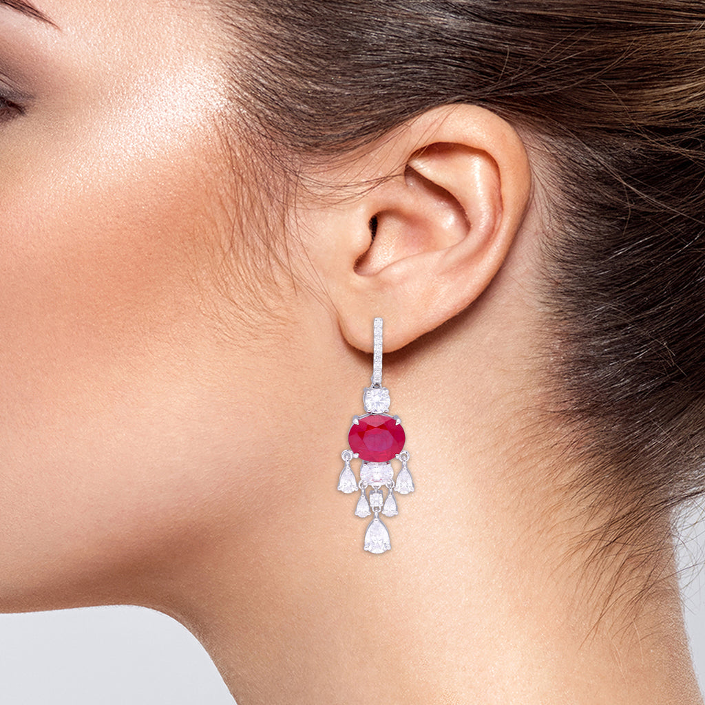 Ruby Roselle Spark Earrings