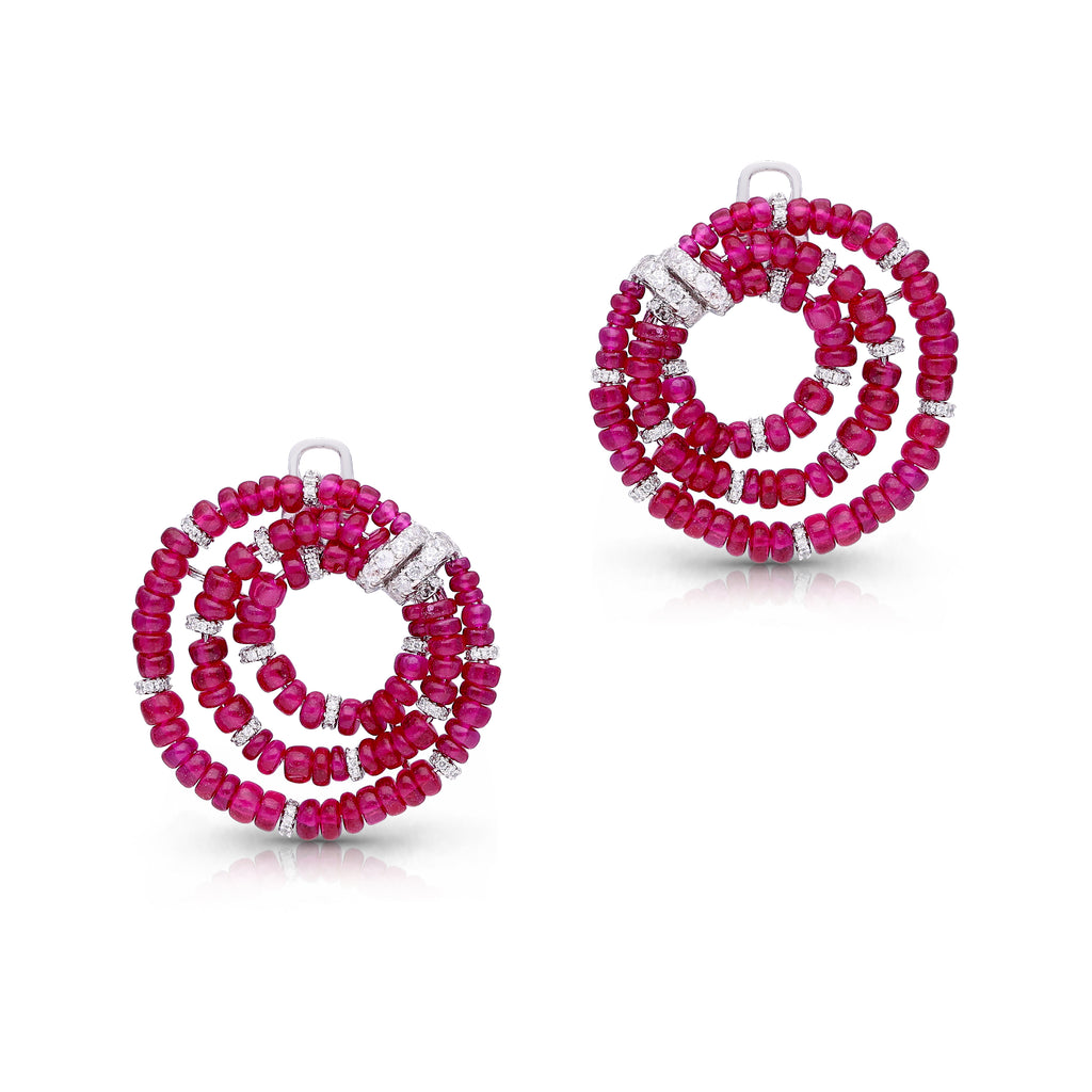 Whispering Ruby Earrings