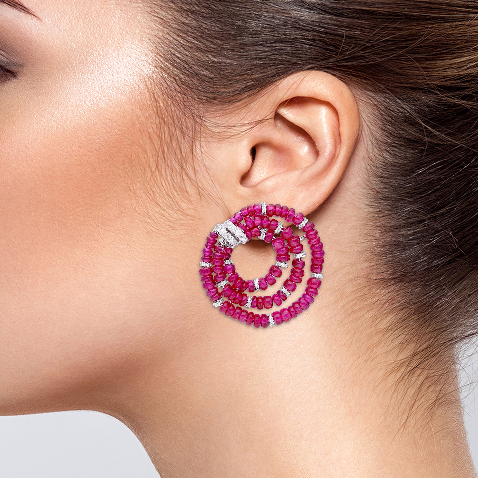 Whispering Ruby Earrings