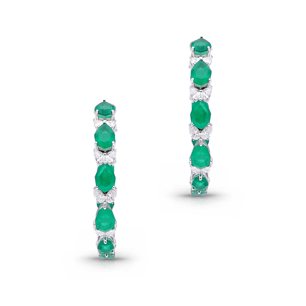 Emerald Bloom Earrings