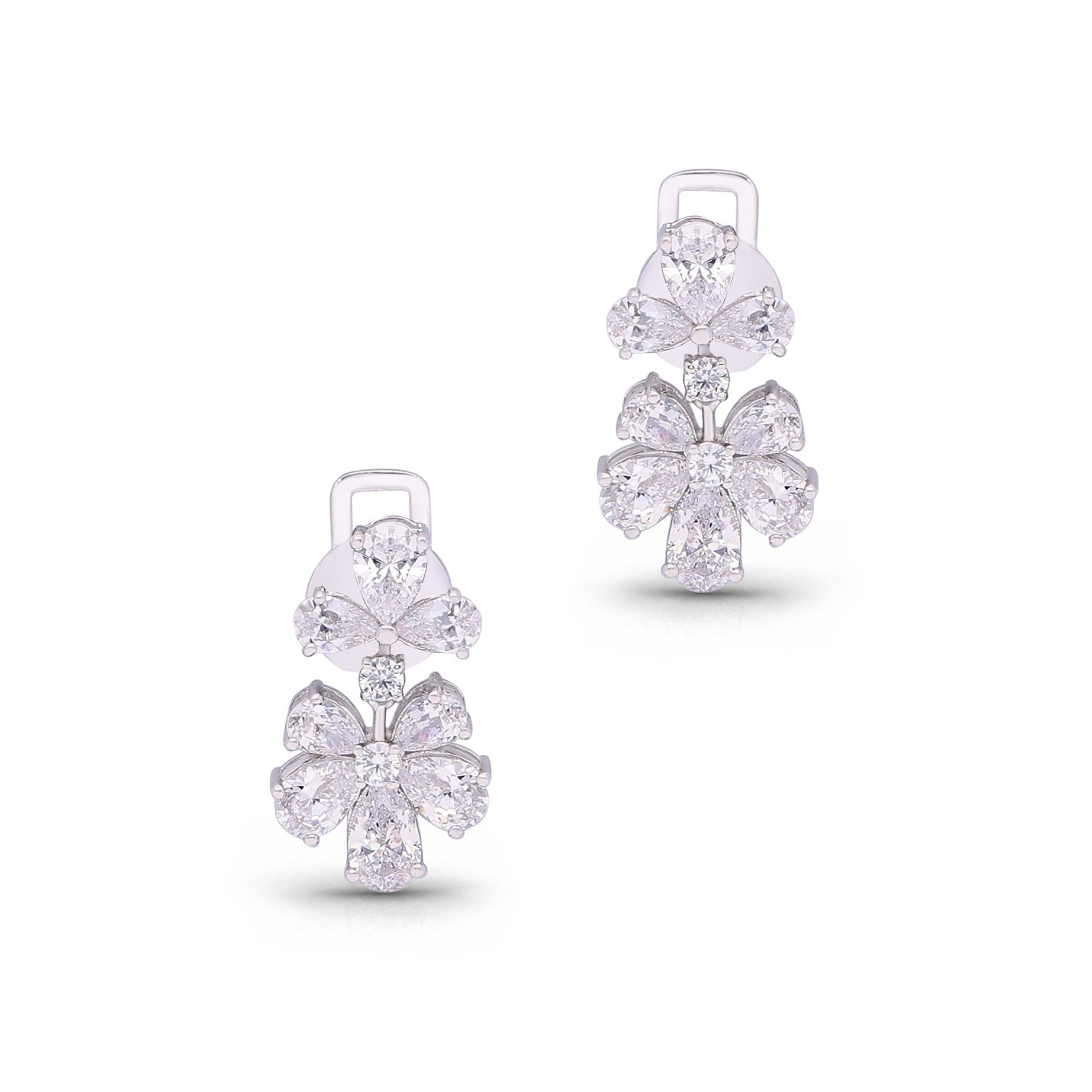 Crystal Cascade Earrings