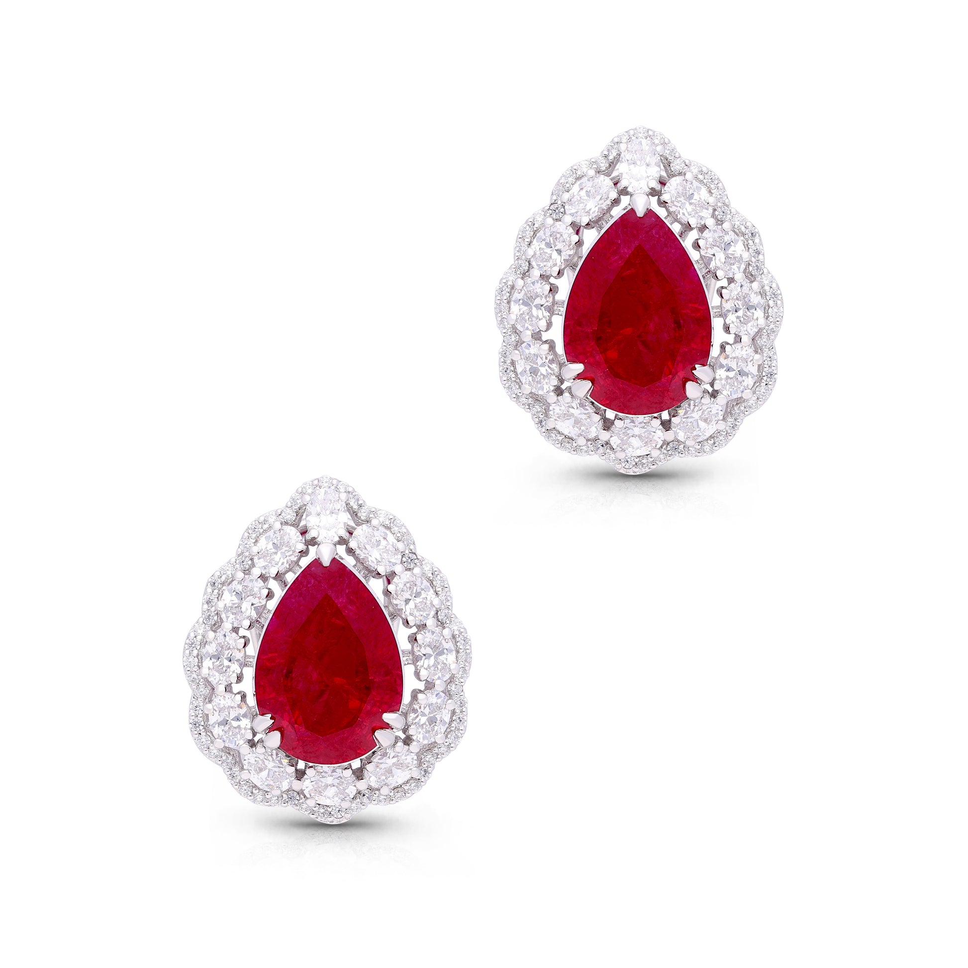 Imperial Ruby Constellation Earrings