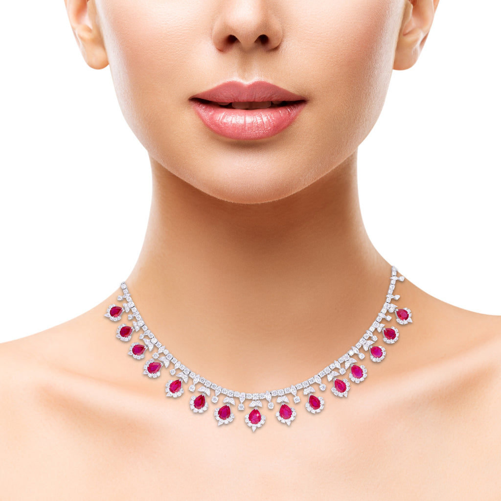 Ruby Glitzara Necklace