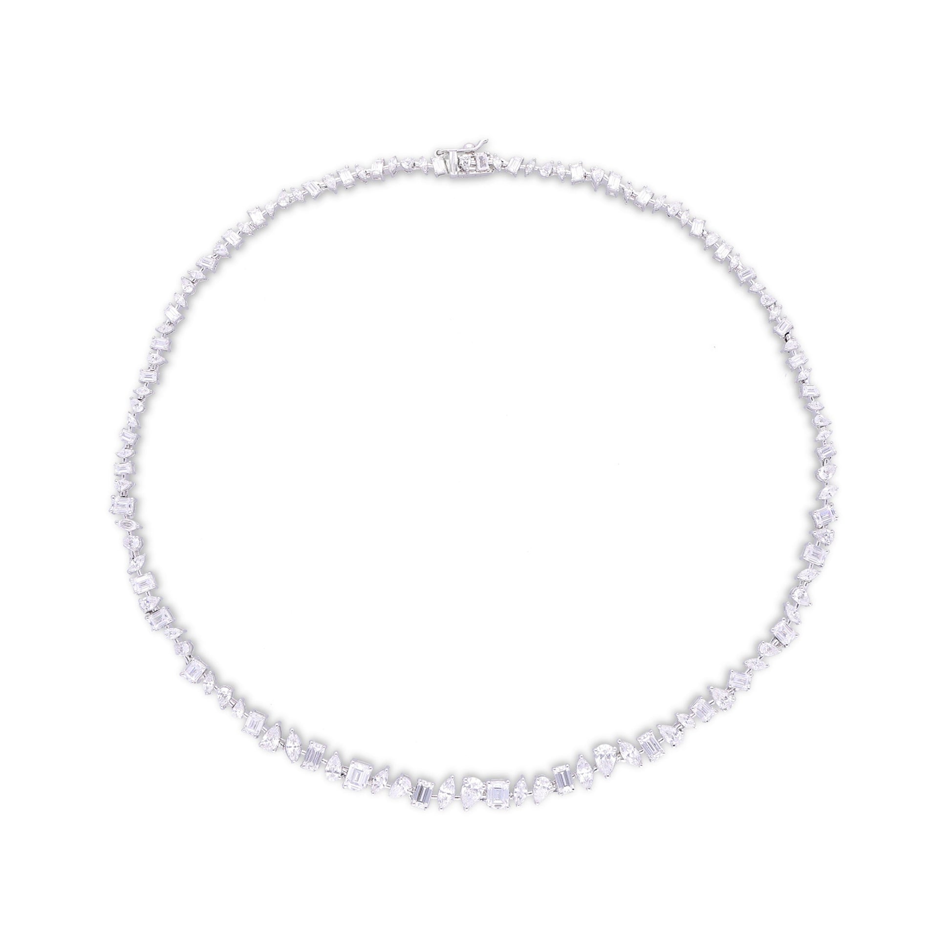 Fancycut Solitaire Diamond Grace Necklace