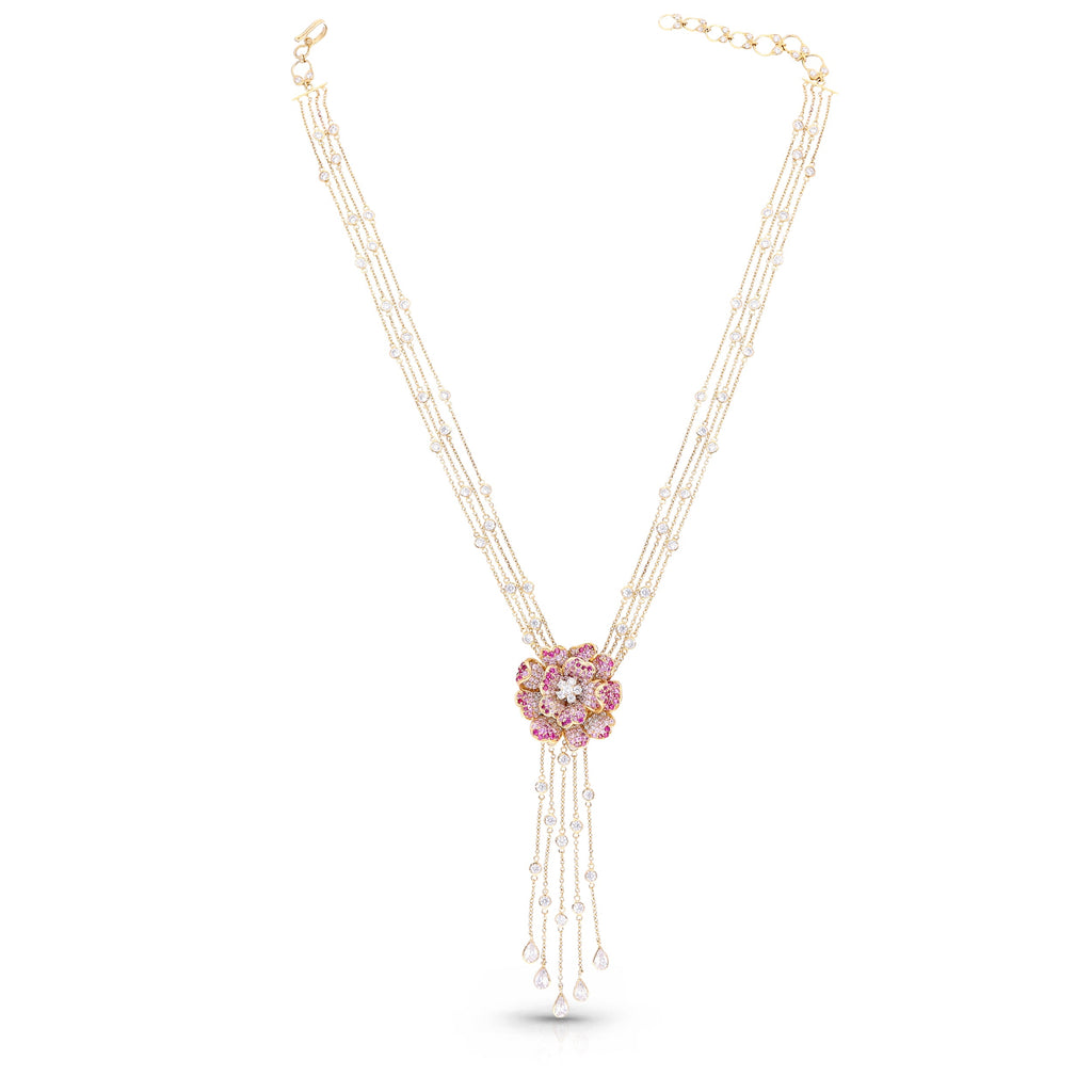 Icedout Rose Necklace
