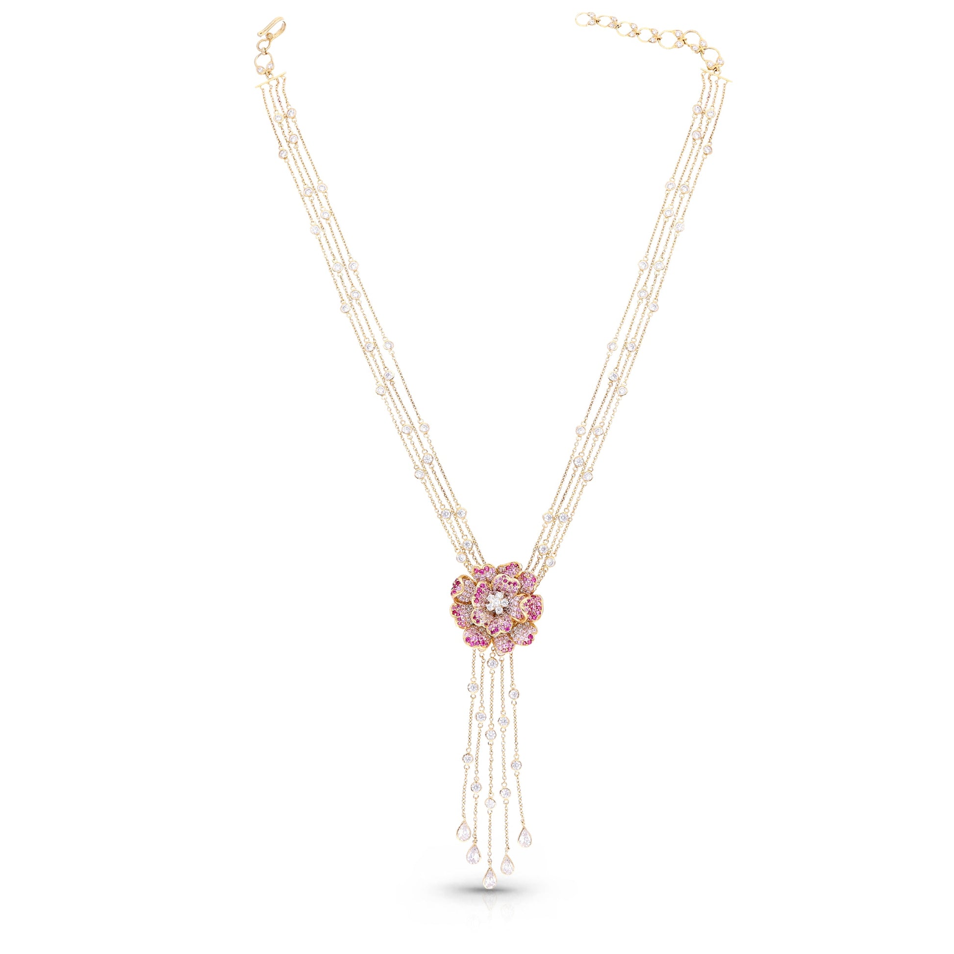 Icedout Rose Necklace