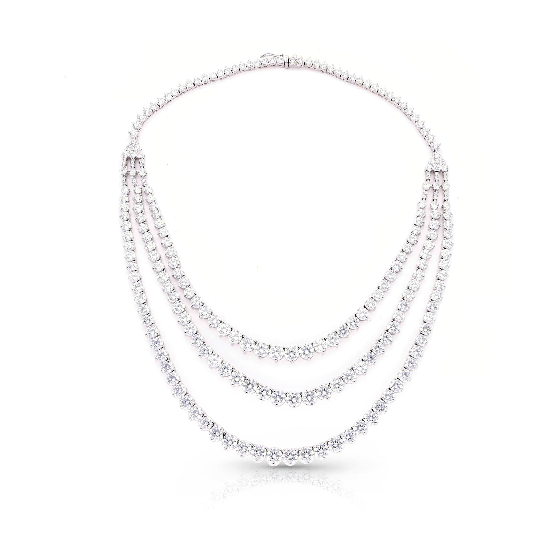 Multilayer Diamond Glow Necklace