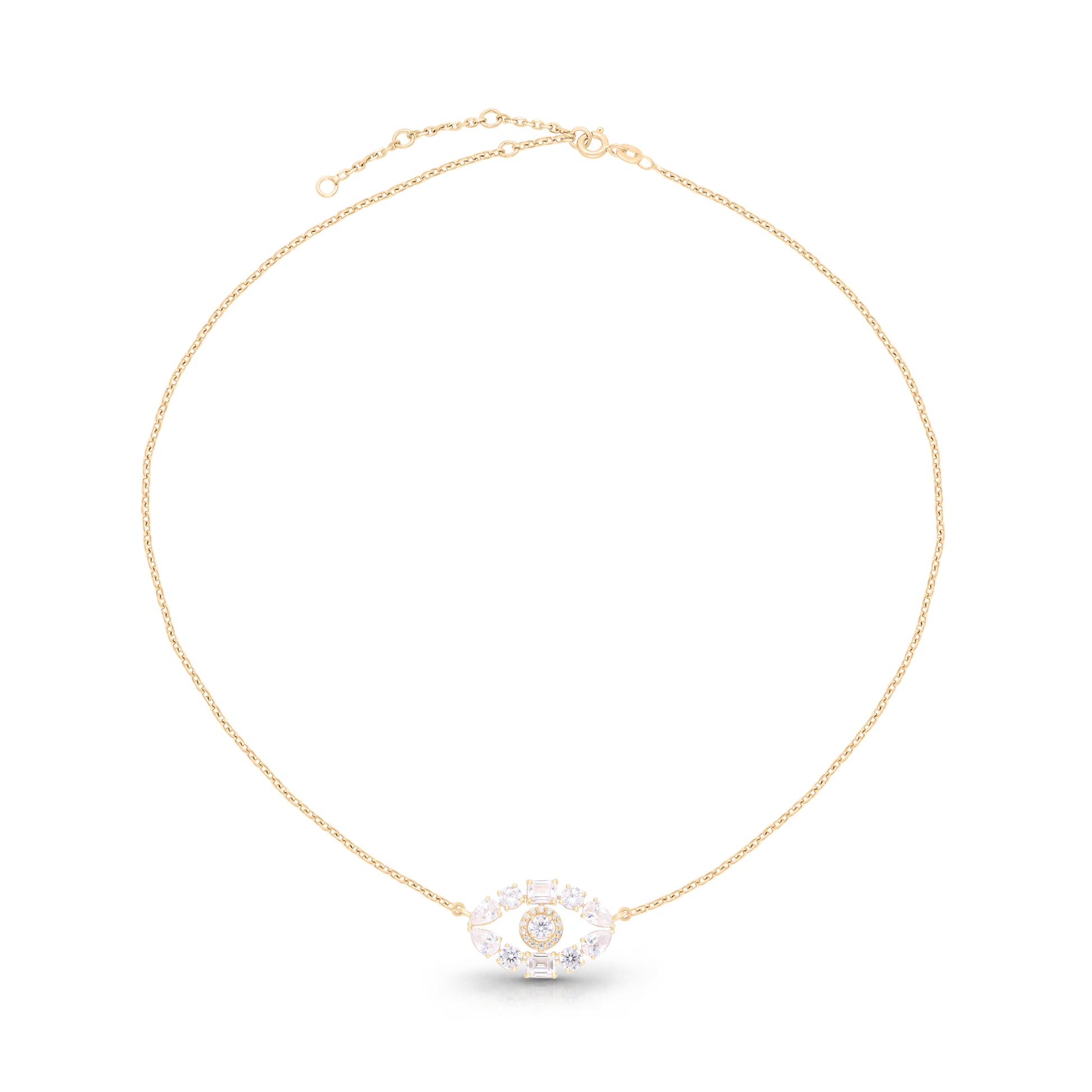 Eternal Eye Diamond Necklace